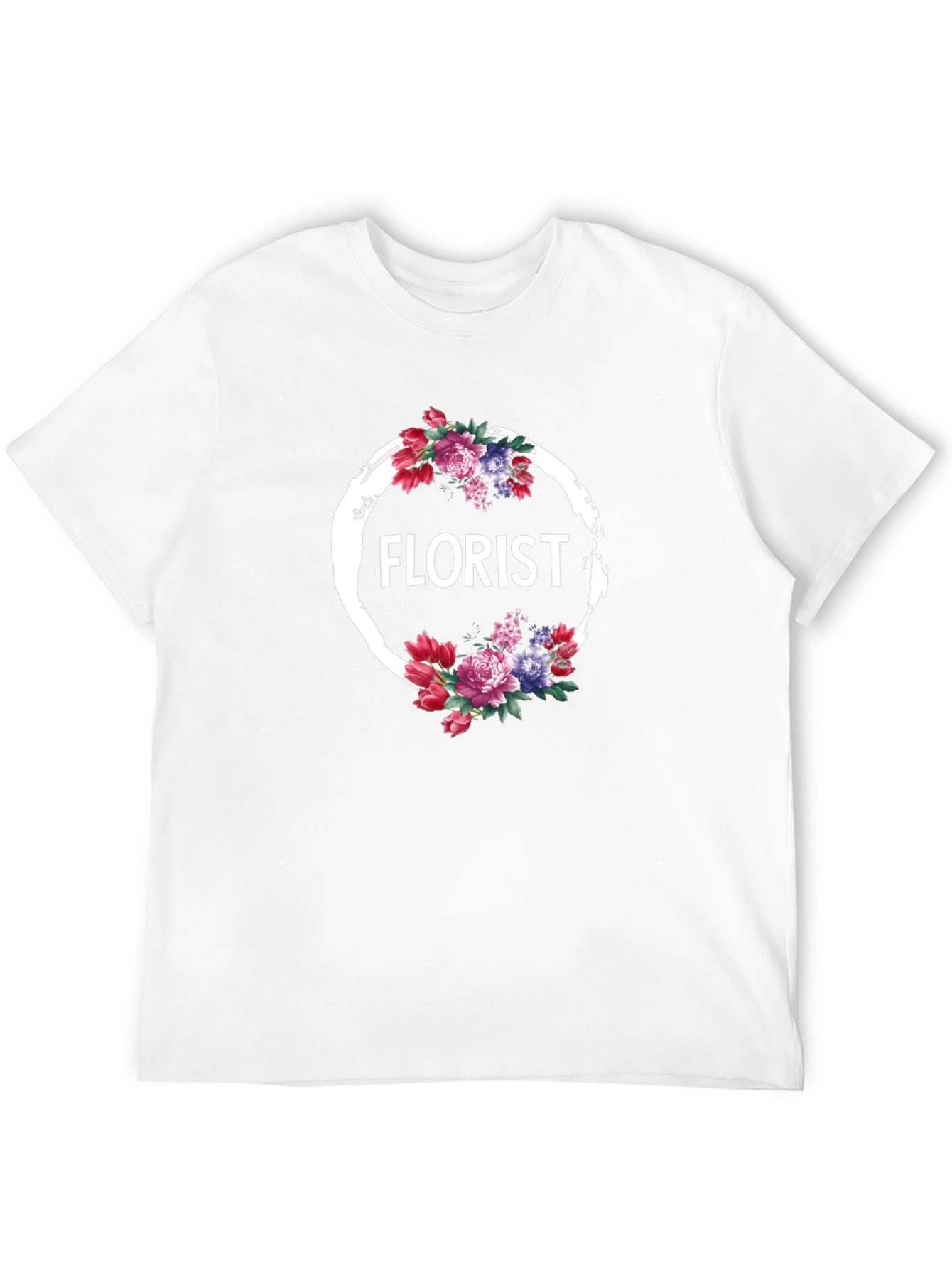 Florist Floral Wreath T-Shirt