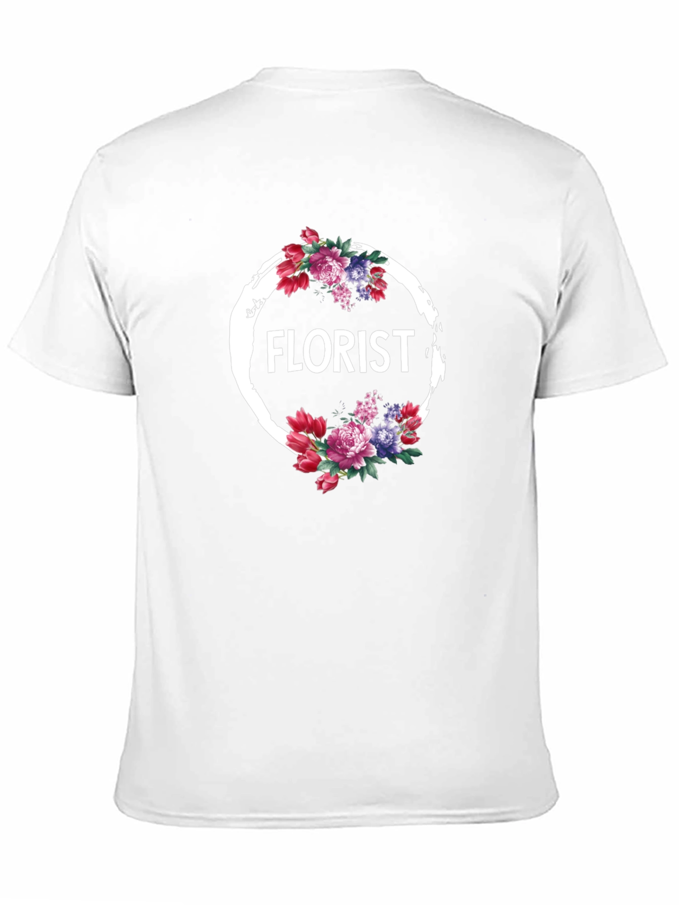 Florist Floral Wreath T-Shirt