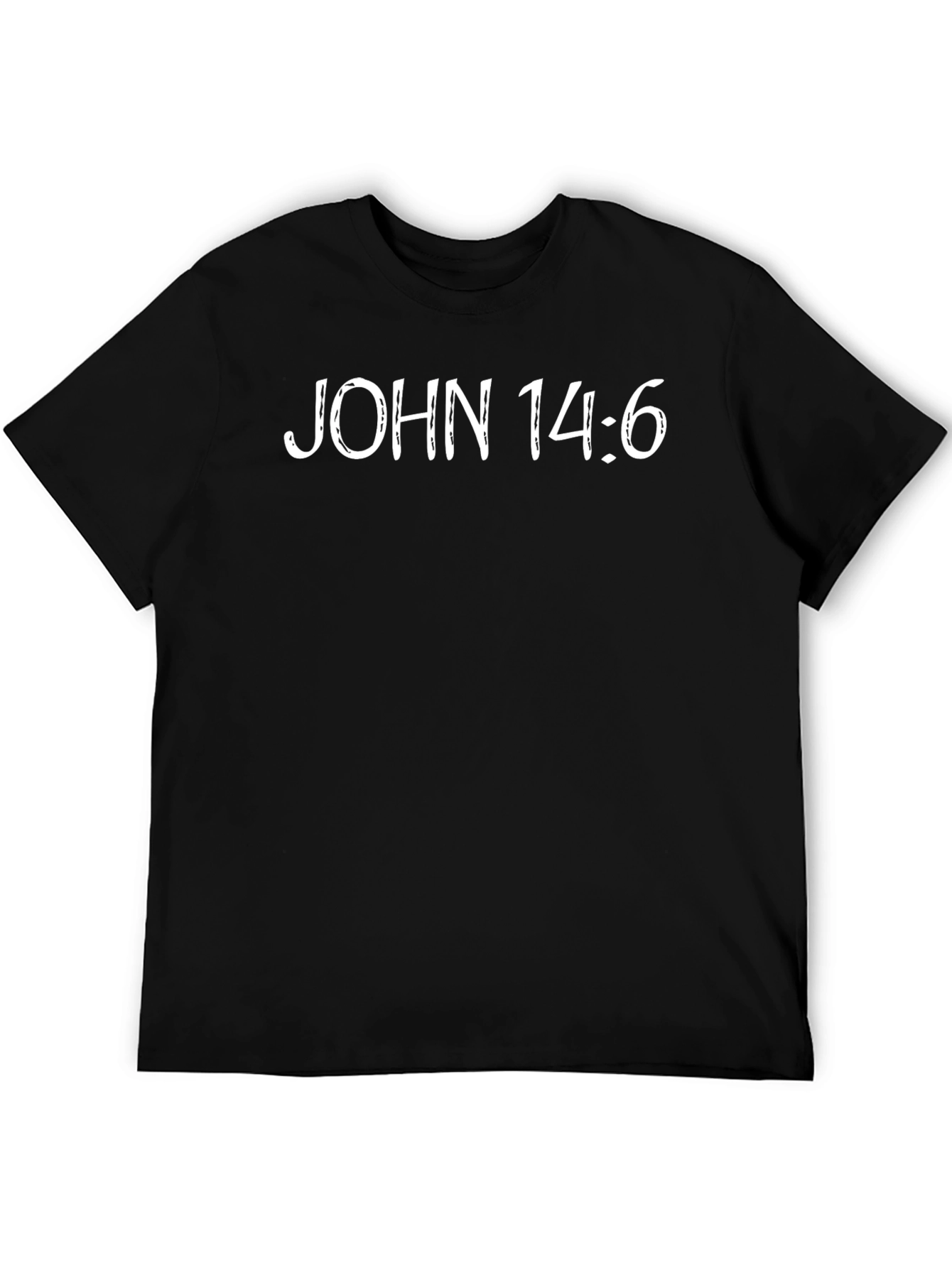 John 14:6 Black Christian T-Shirt