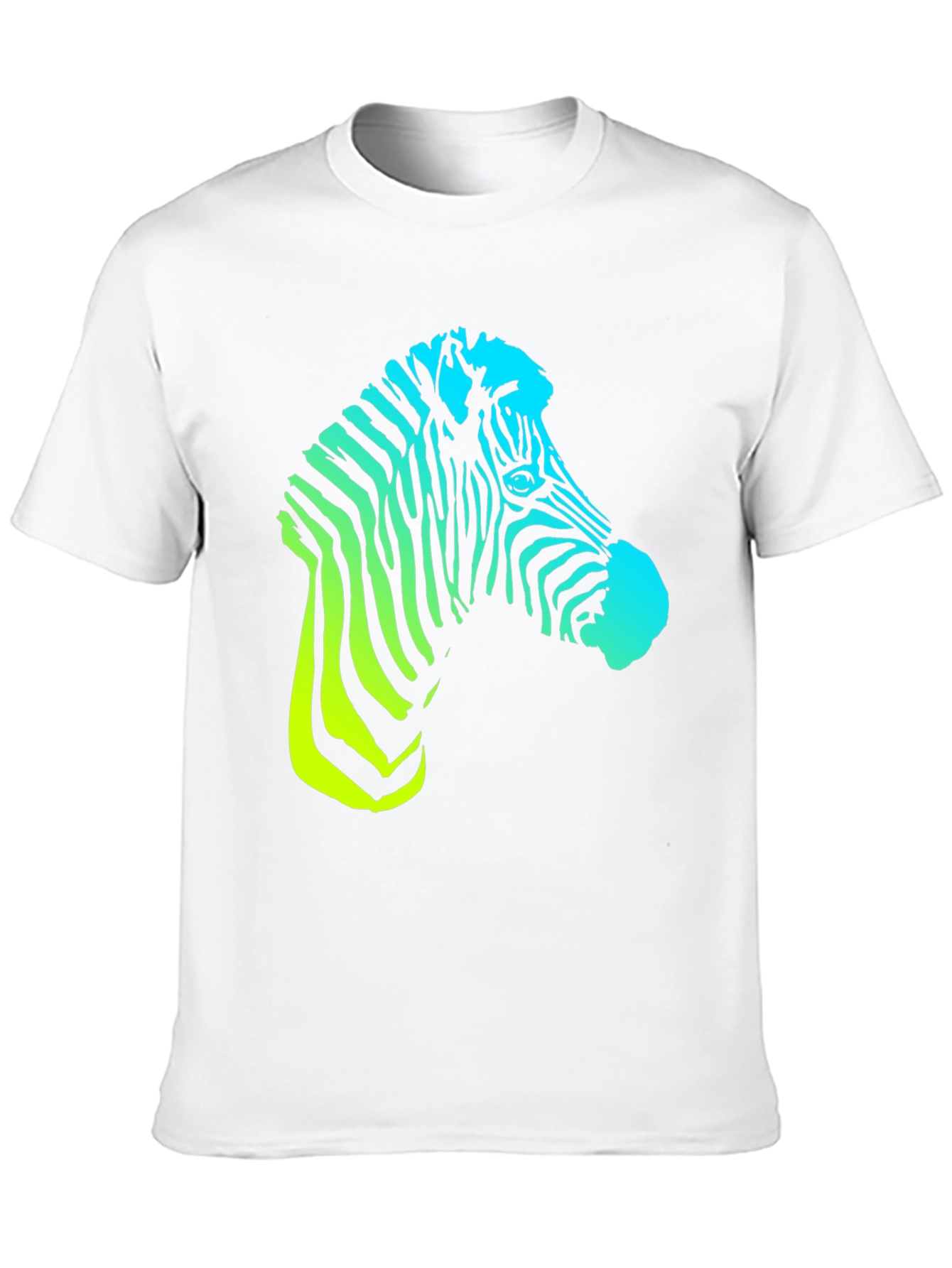 Zebra Print T-Shirt - Cool Animal Graphic Tee