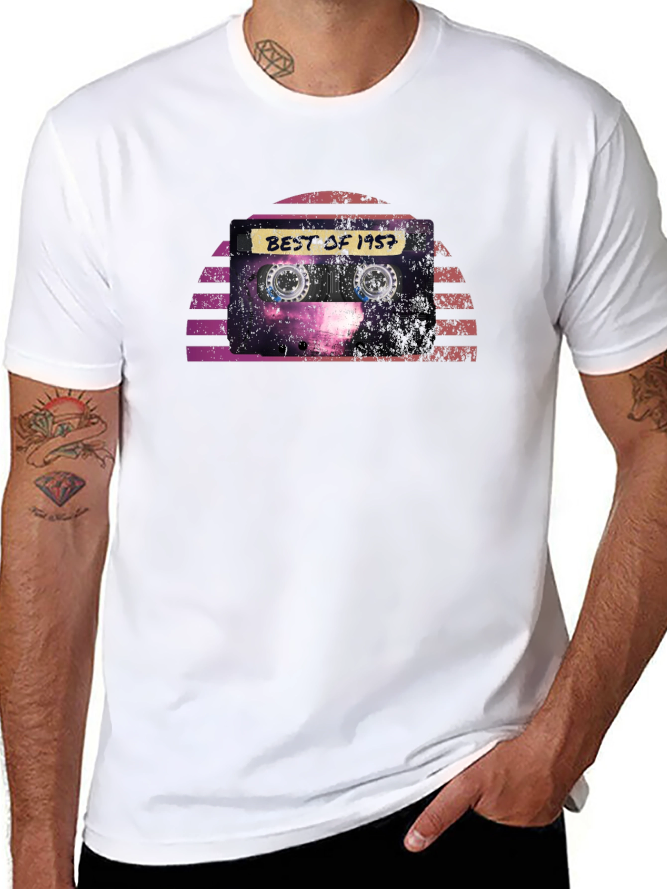 Best of 1957 Cassette Tape Graphic T-Shirt