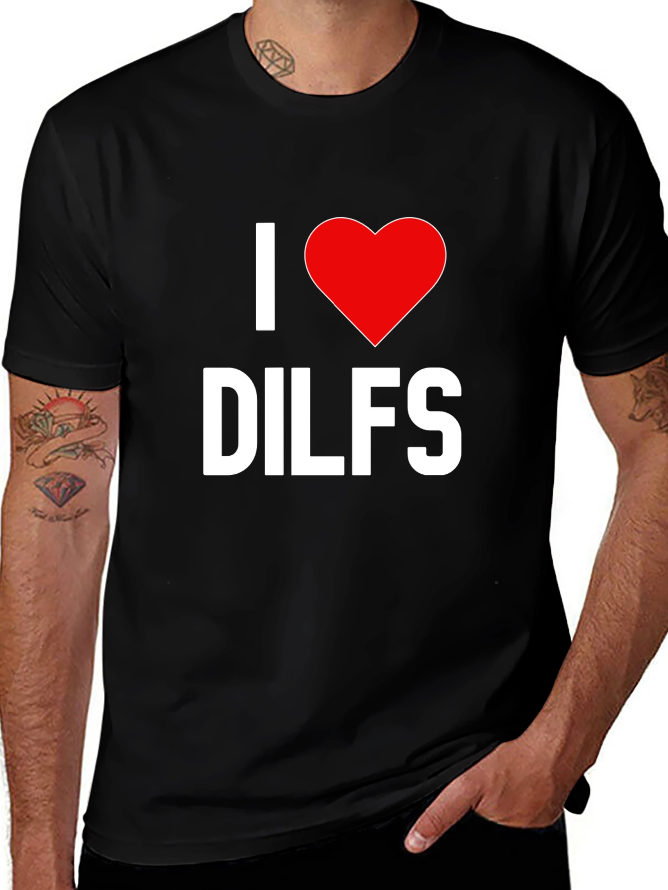 I Love DILFS Graphic Tee - Bold Statement Shirt