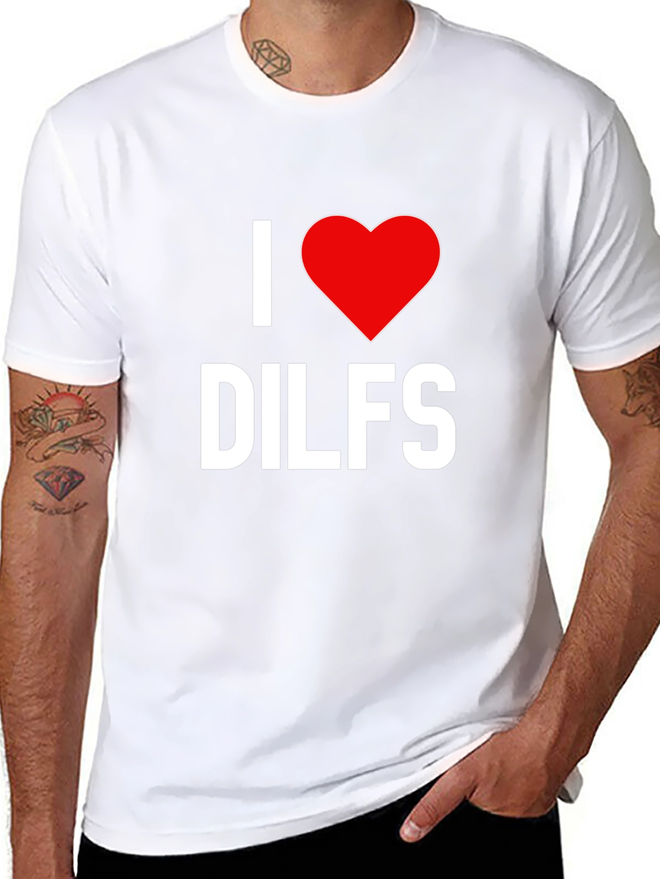 I Love DILFS Graphic Tee - Bold Statement Shirt
