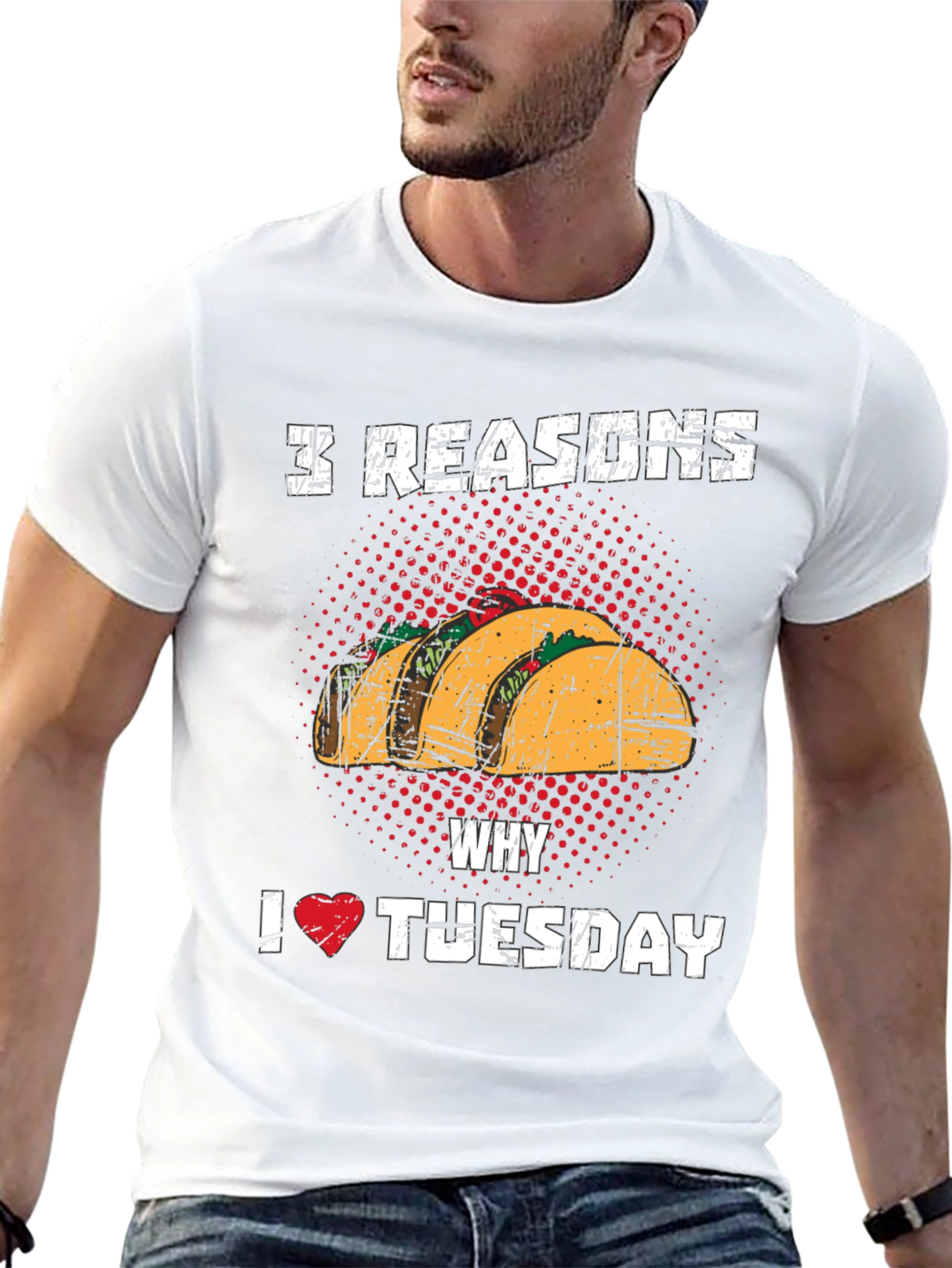 3 Reasons Taco Tuesday Graphic Tee