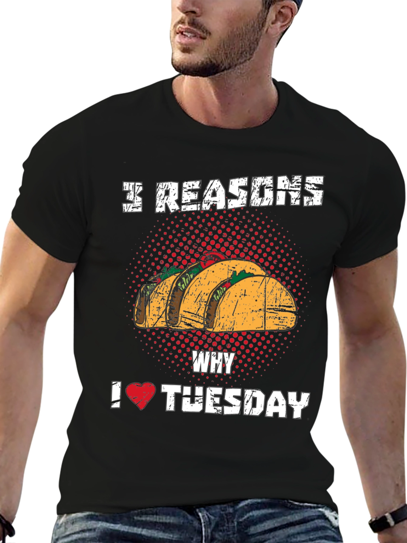 3 Reasons Taco Tuesday Graphic Tee