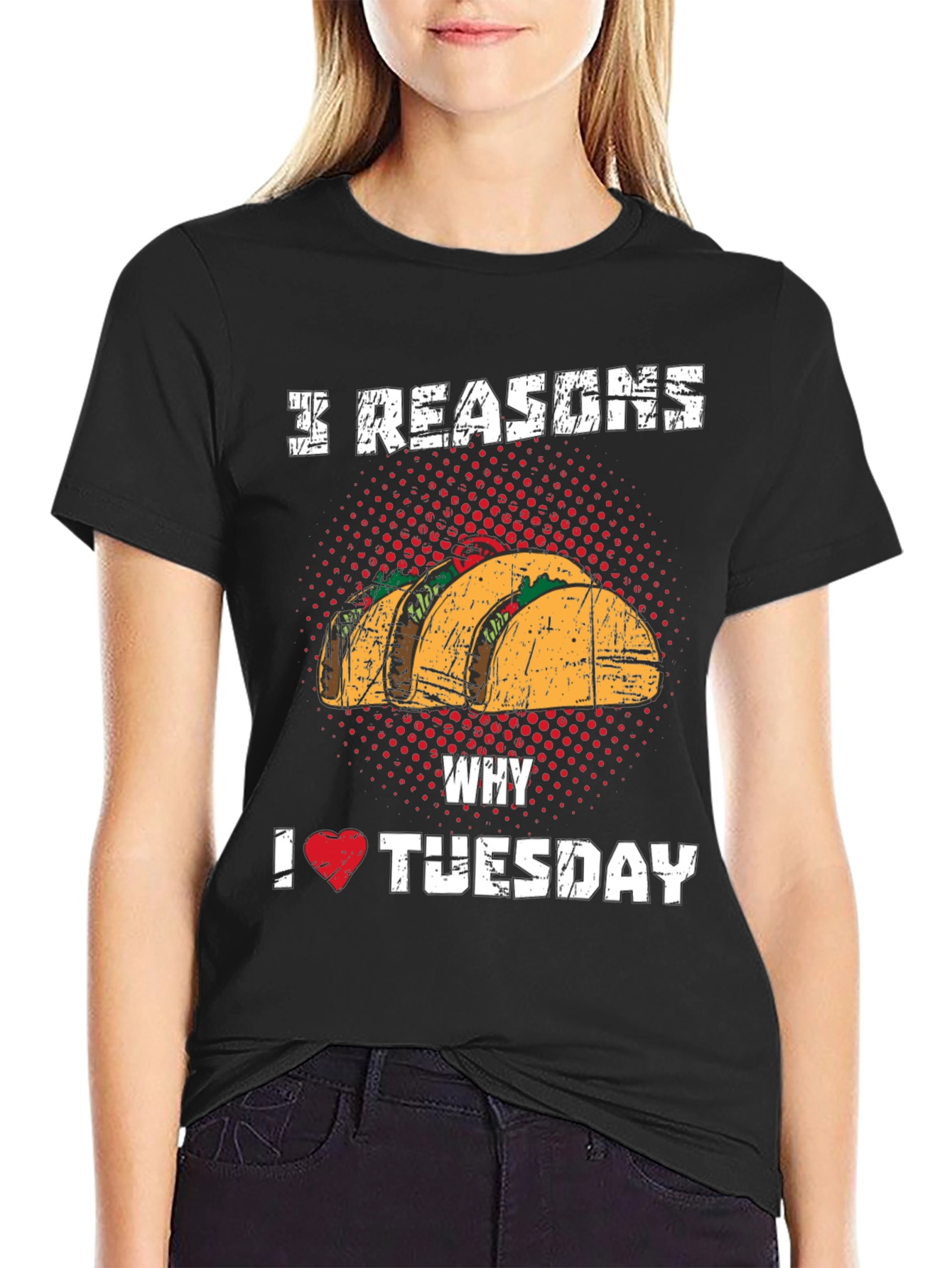 3 Reasons Taco Tuesday Graphic Tee