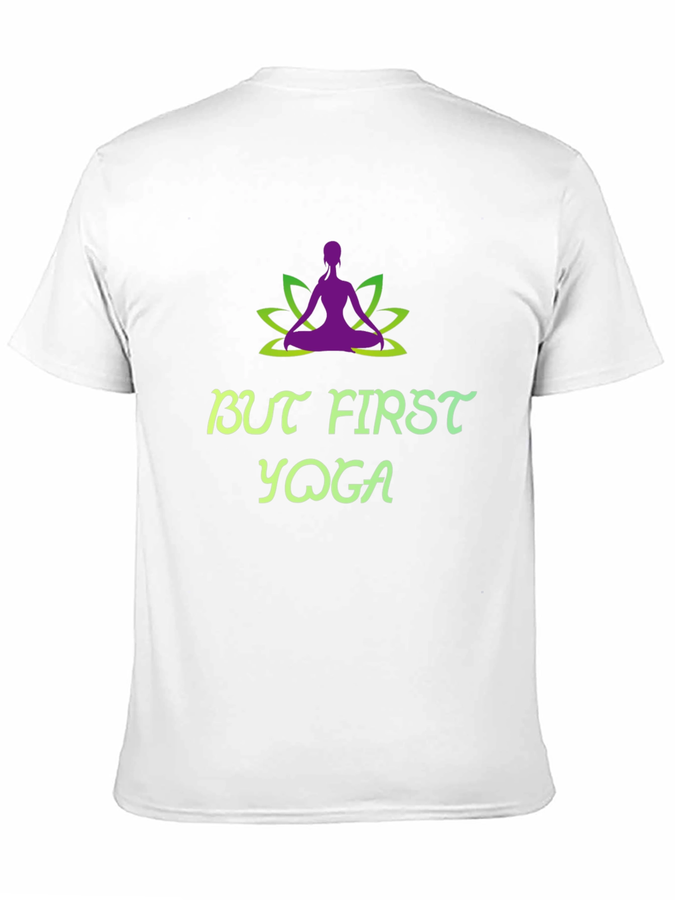 But First Yoga T-Shirt - Mens Black Graphic Tee