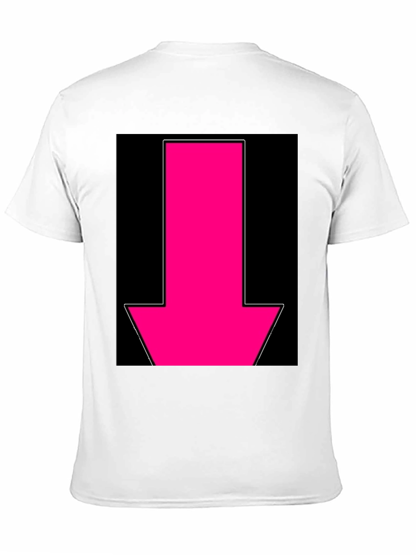 Hot Pink Arrow Graphic Tee - Bold Statement T-Shirt