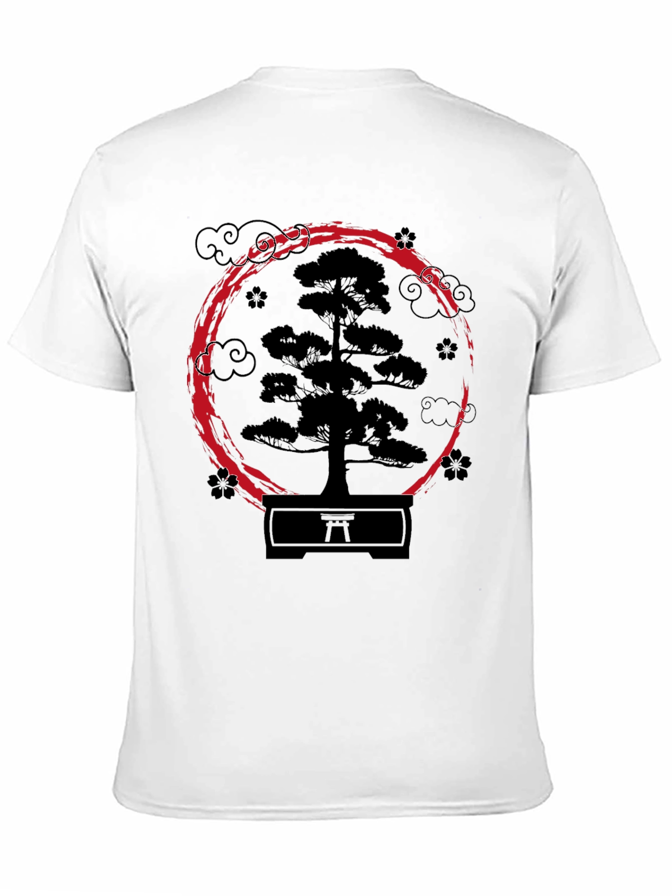 Zen Bonsai Tree Graphic Tee - Japanese Art Shirt