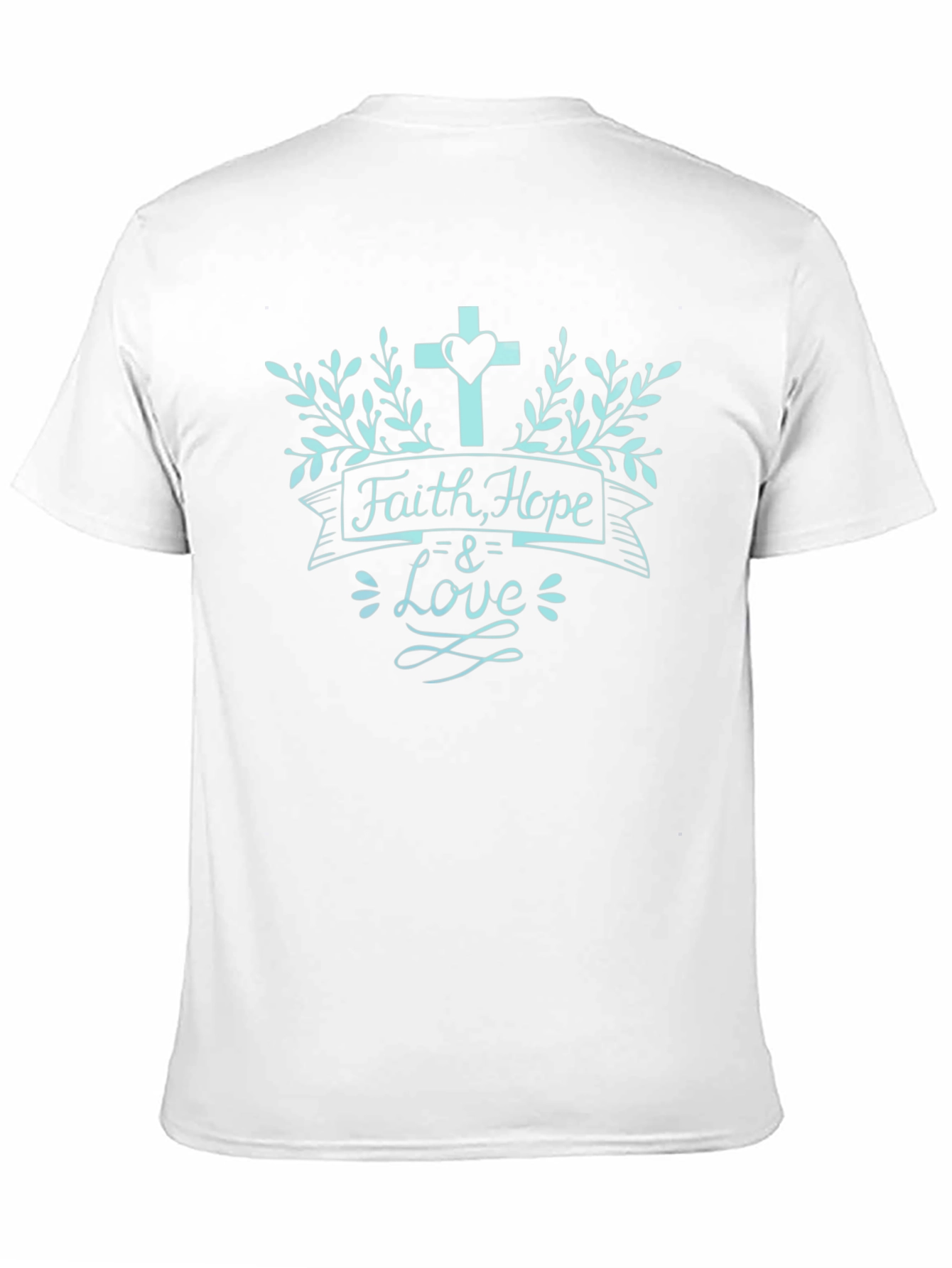 Faith Hope & Love Graphic Tee - Christian Shirt