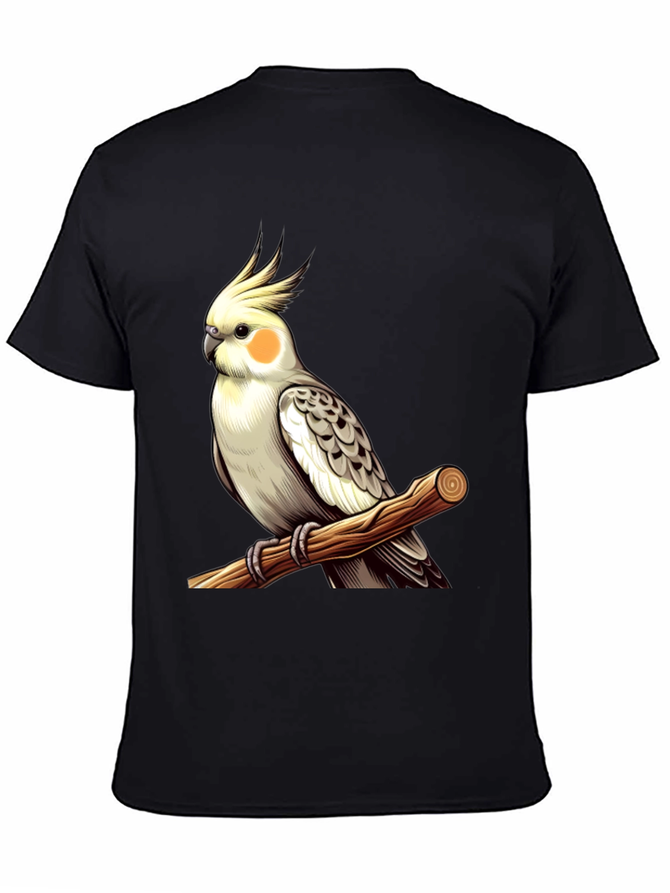 Cockatiel Perch T-Shirt - Bird Lover Tee