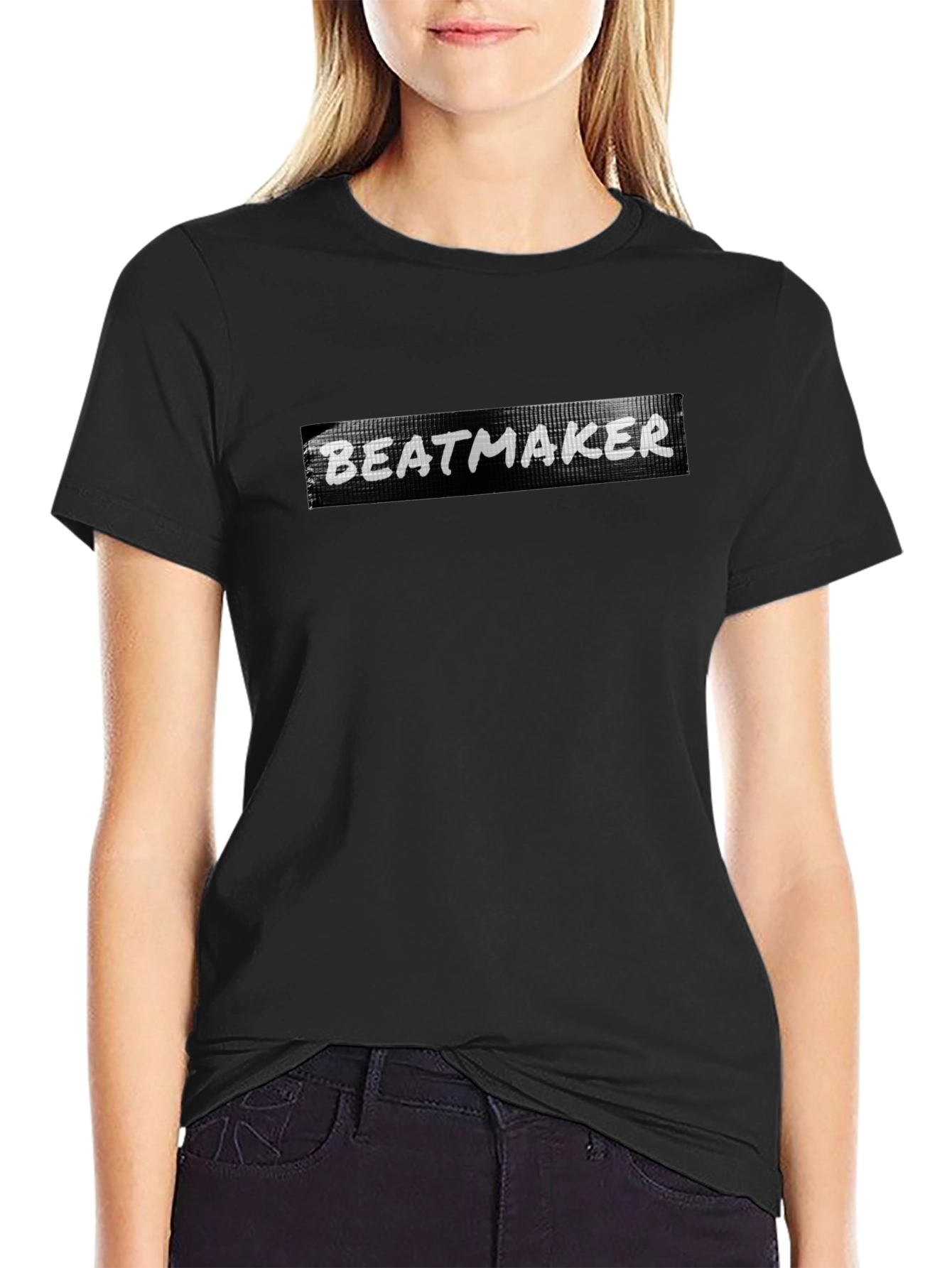 Beatmaker Graphic Tee - Black Cotton