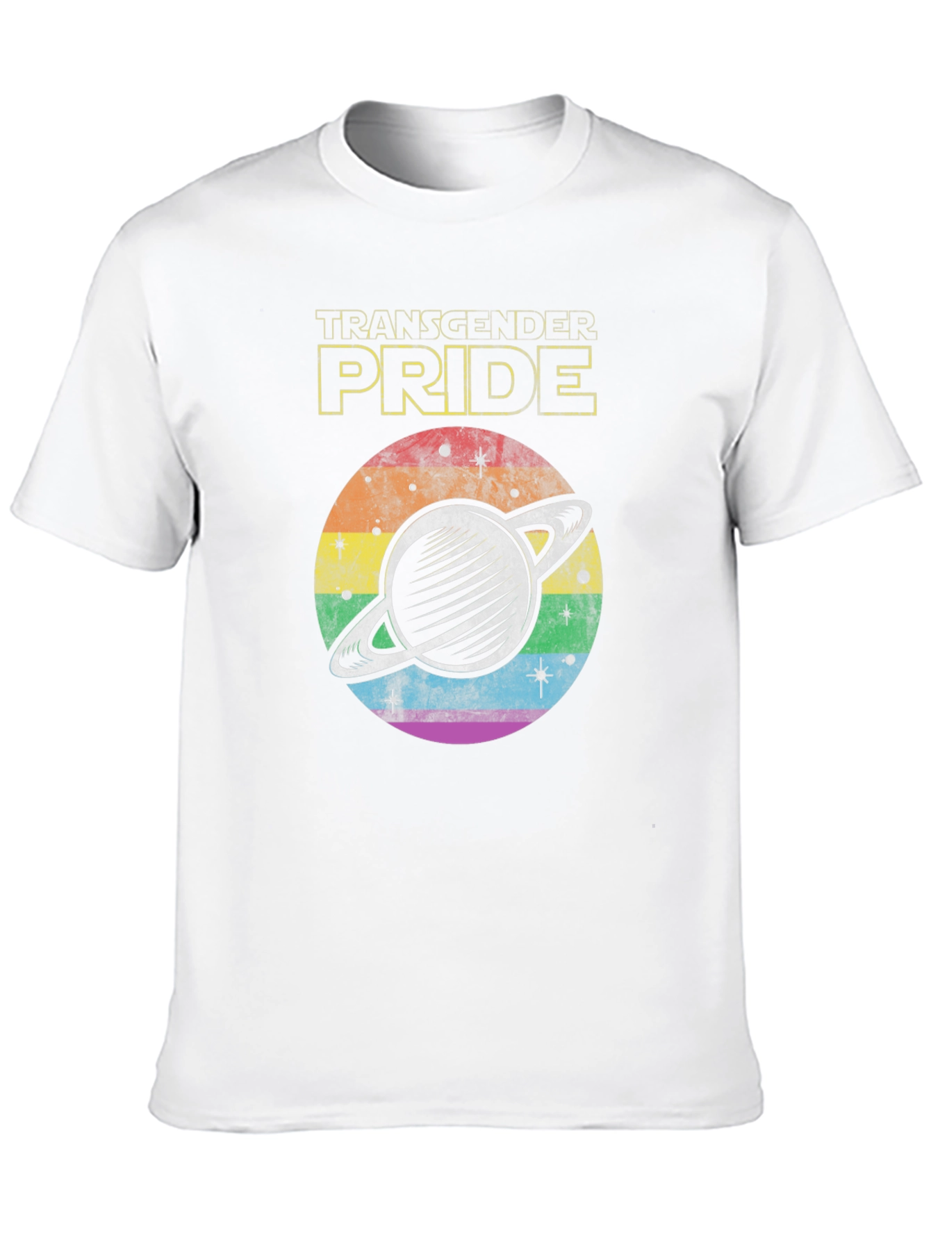 Transgender Pride Graphic Tee - Black