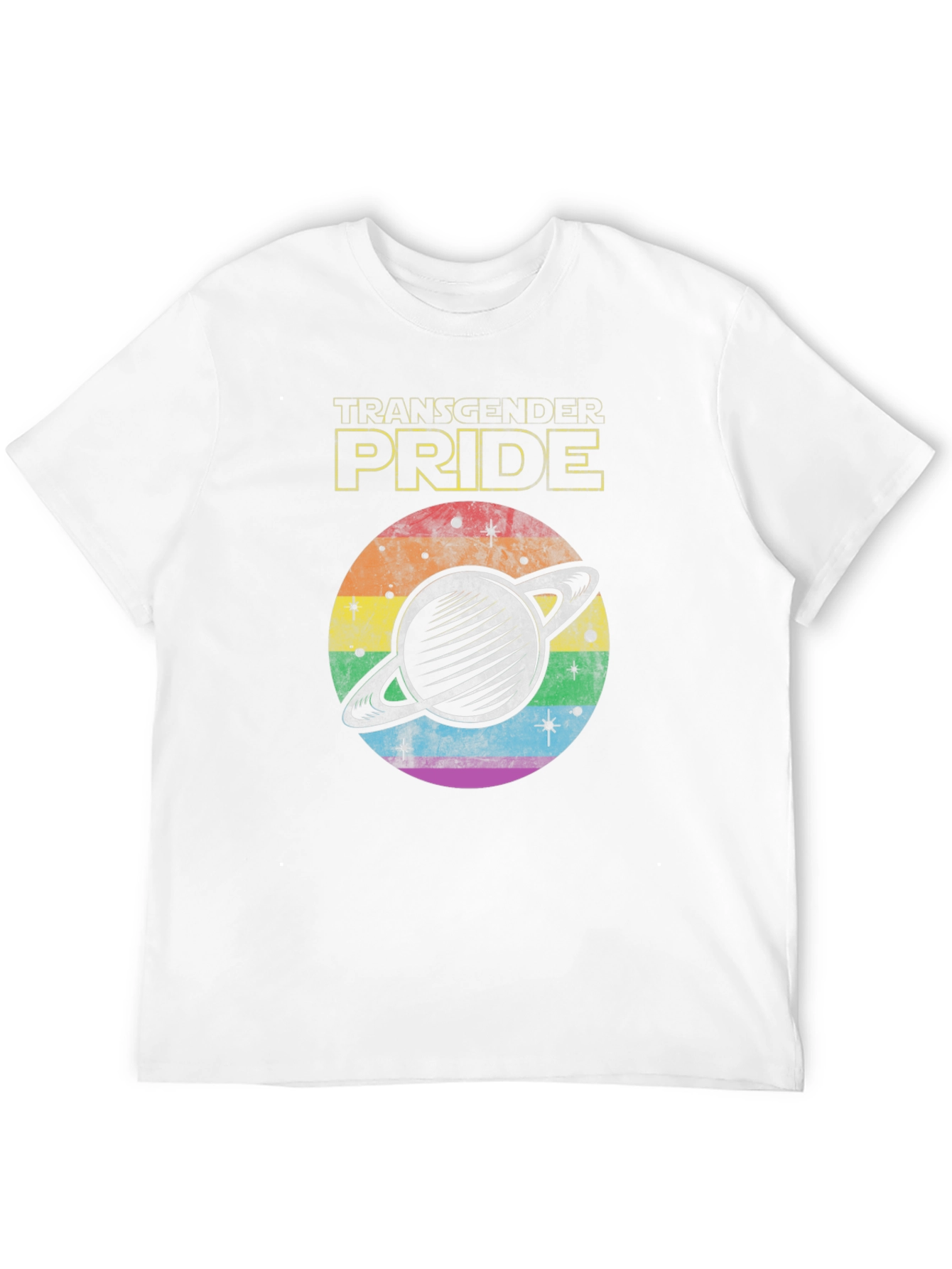 Transgender Pride Graphic Tee - Black