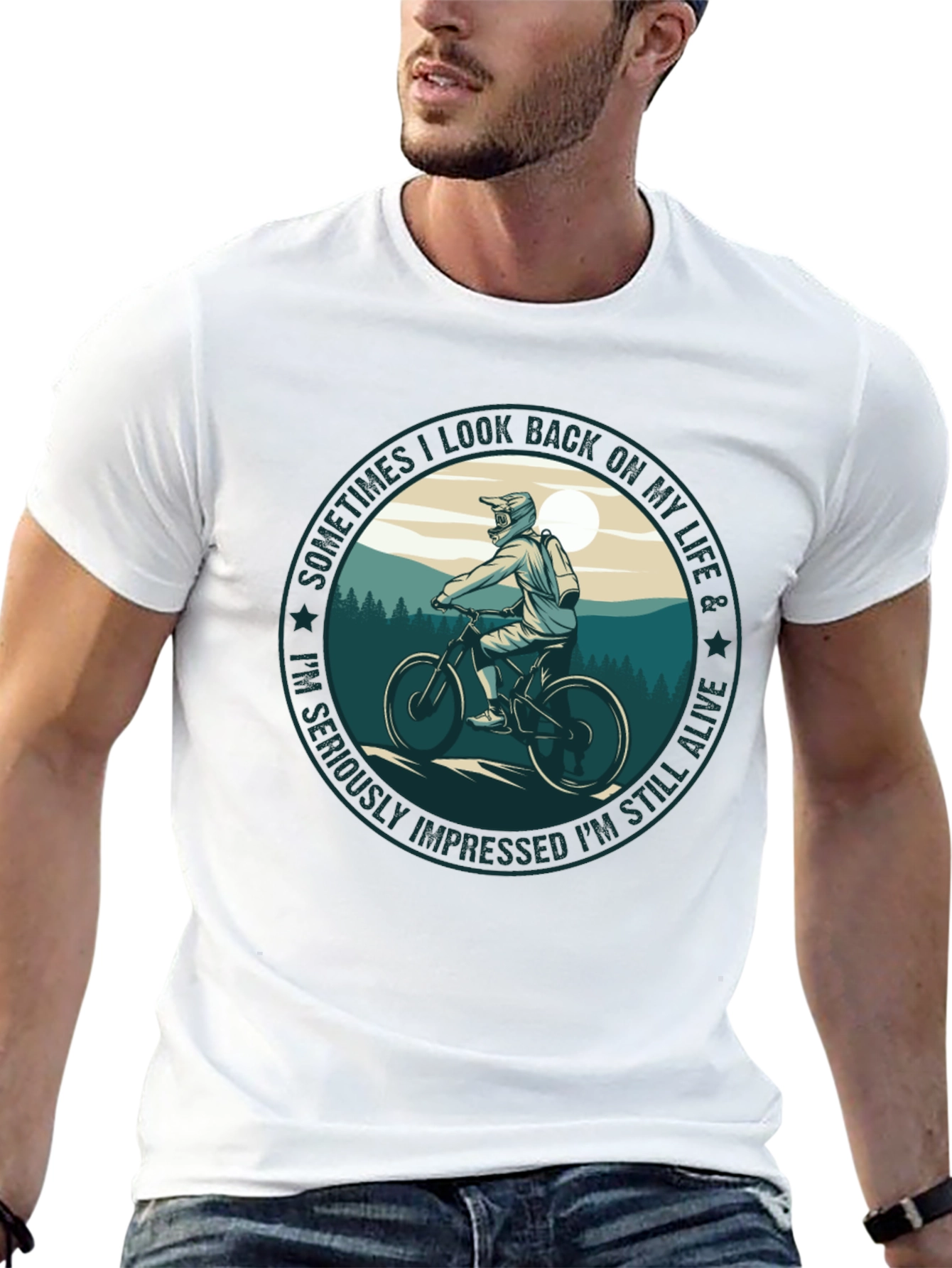 Biker Life T-Shirt: Still Alive Graphic Tee