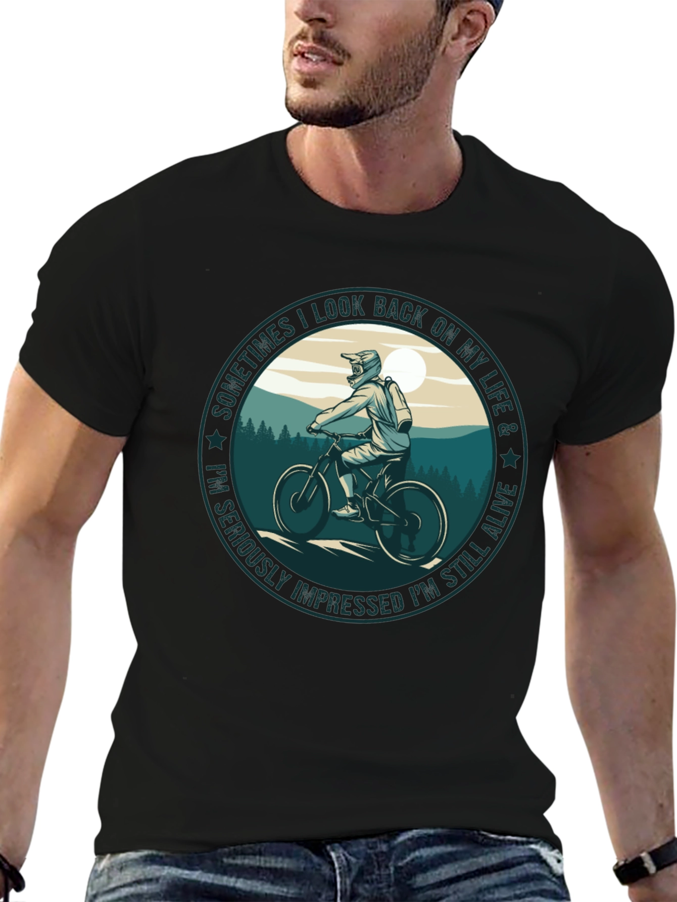 Biker Life T-Shirt: Still Alive Graphic Tee