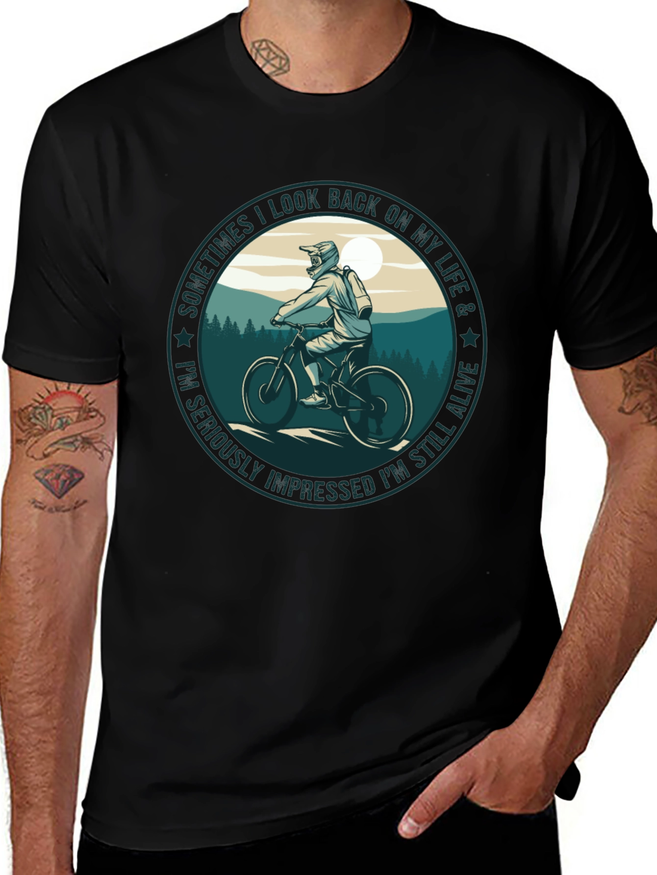 Biker Life T-Shirt: Still Alive Graphic Tee