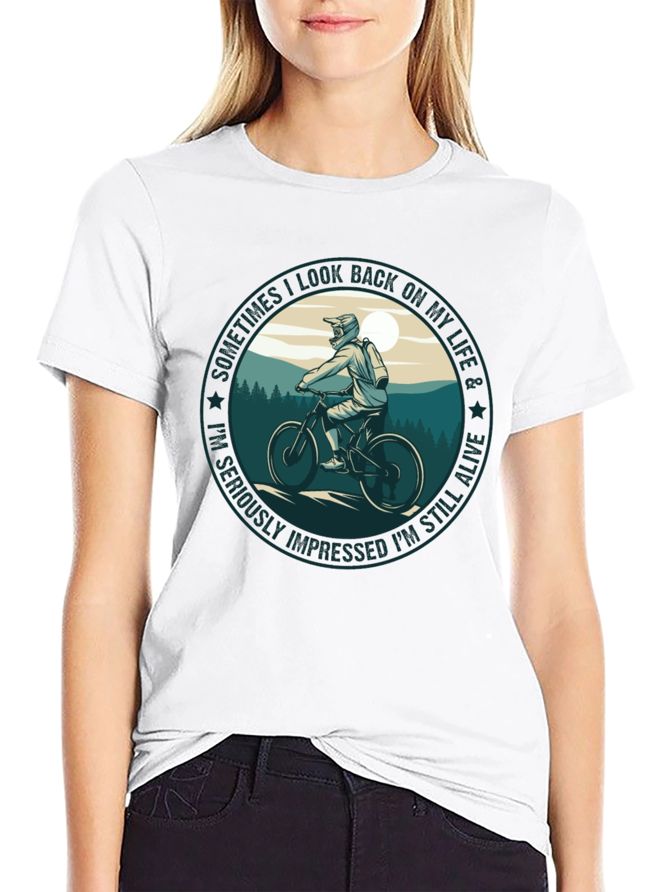 Biker Life T-Shirt: Still Alive Graphic Tee