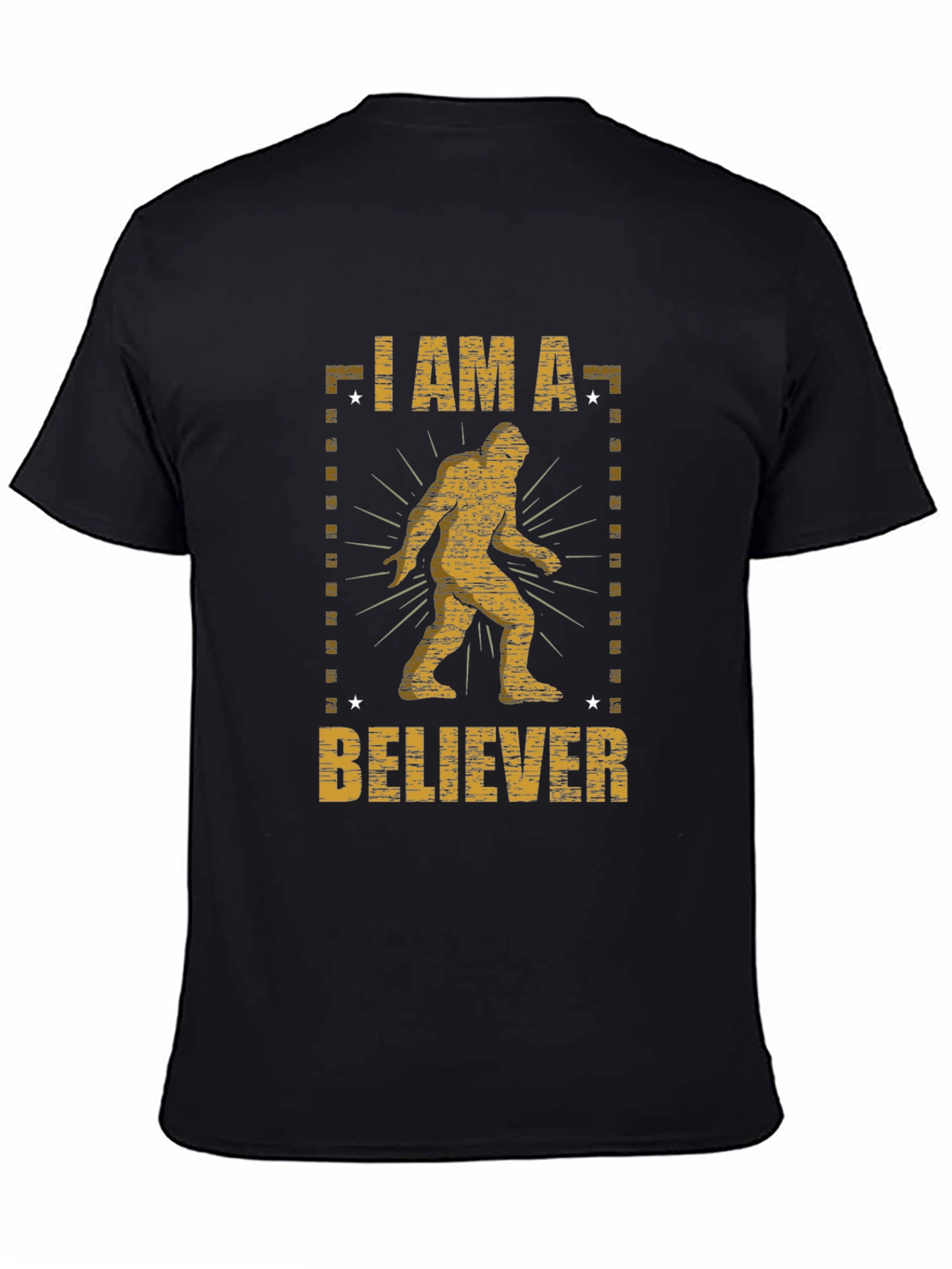 I Am A Believer Bigfoot Graphic Tee