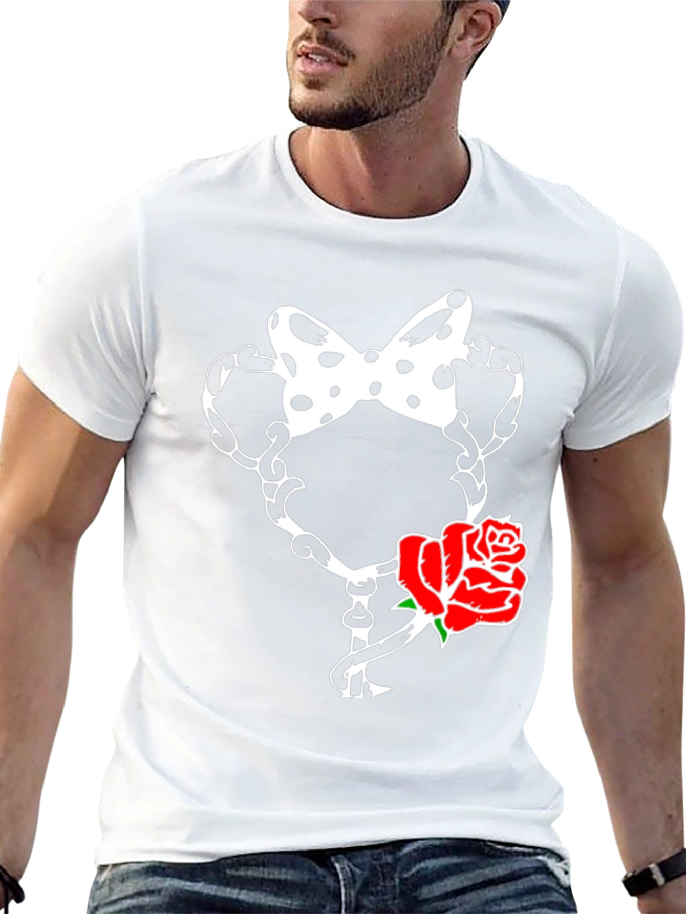 Minnie Mouse Key Rose Graphic Tee