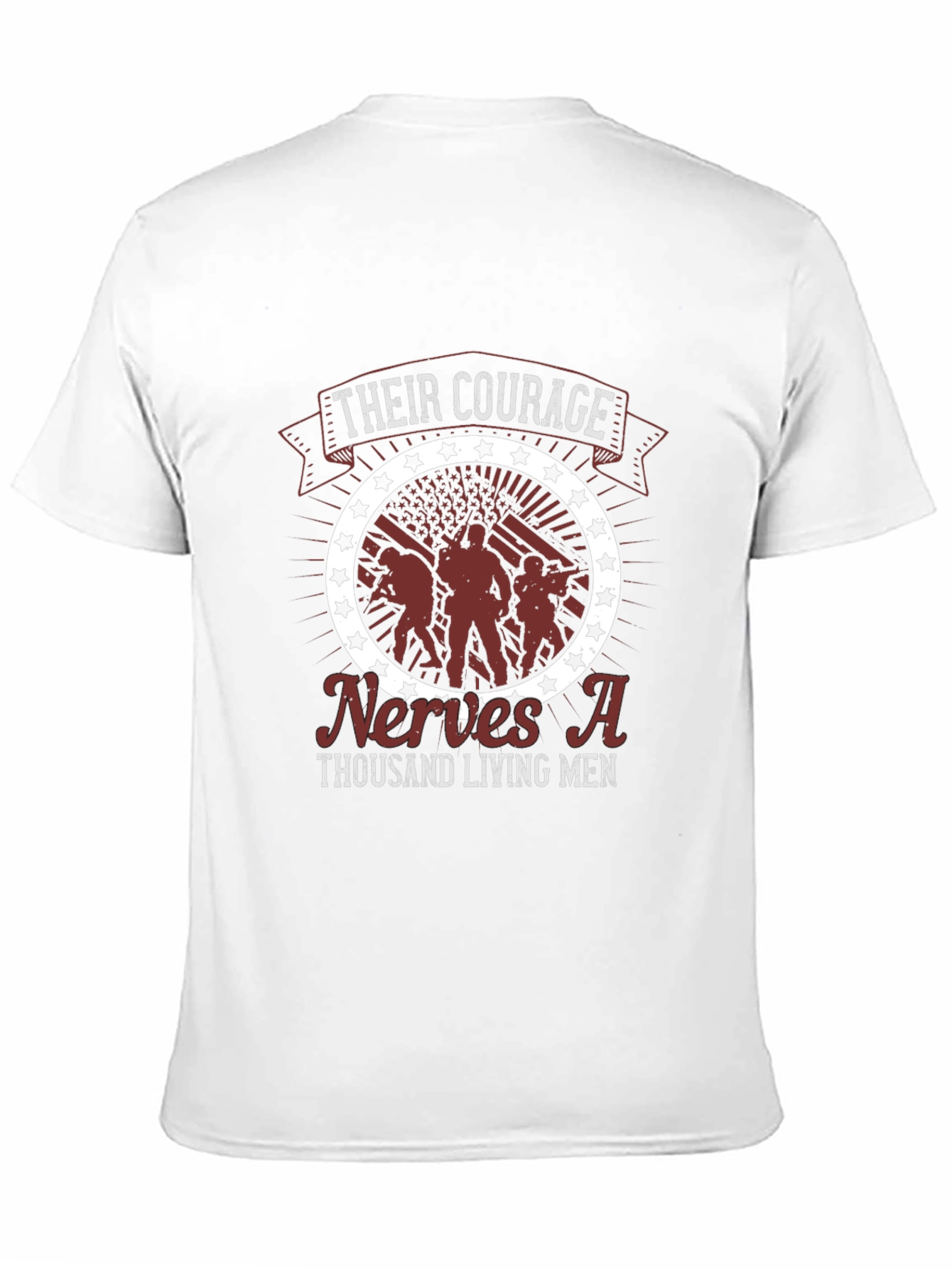 Courage Graphic T-Shirt: Military Appreciation
