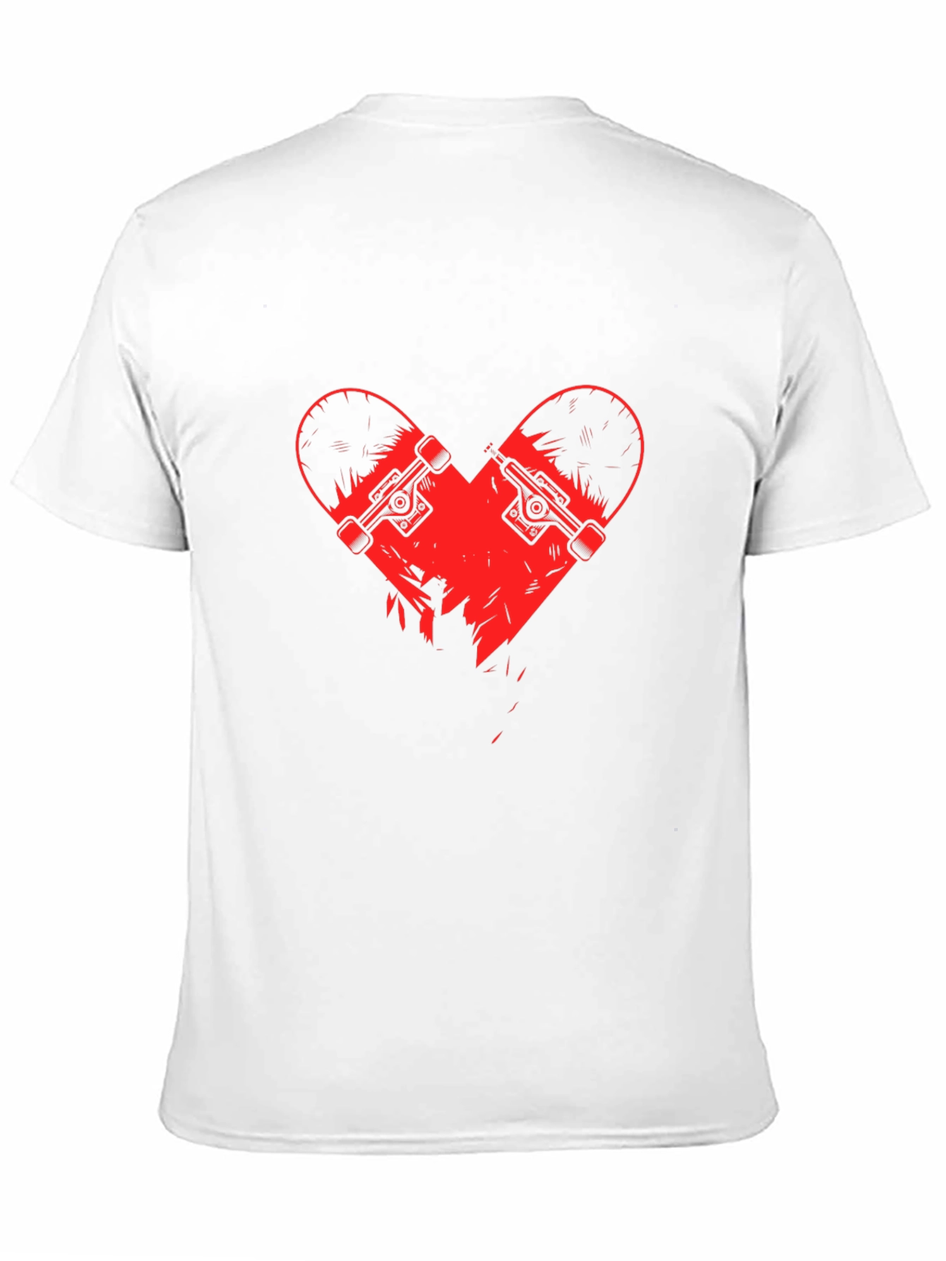 Skate Heart Graphic Tee - Black