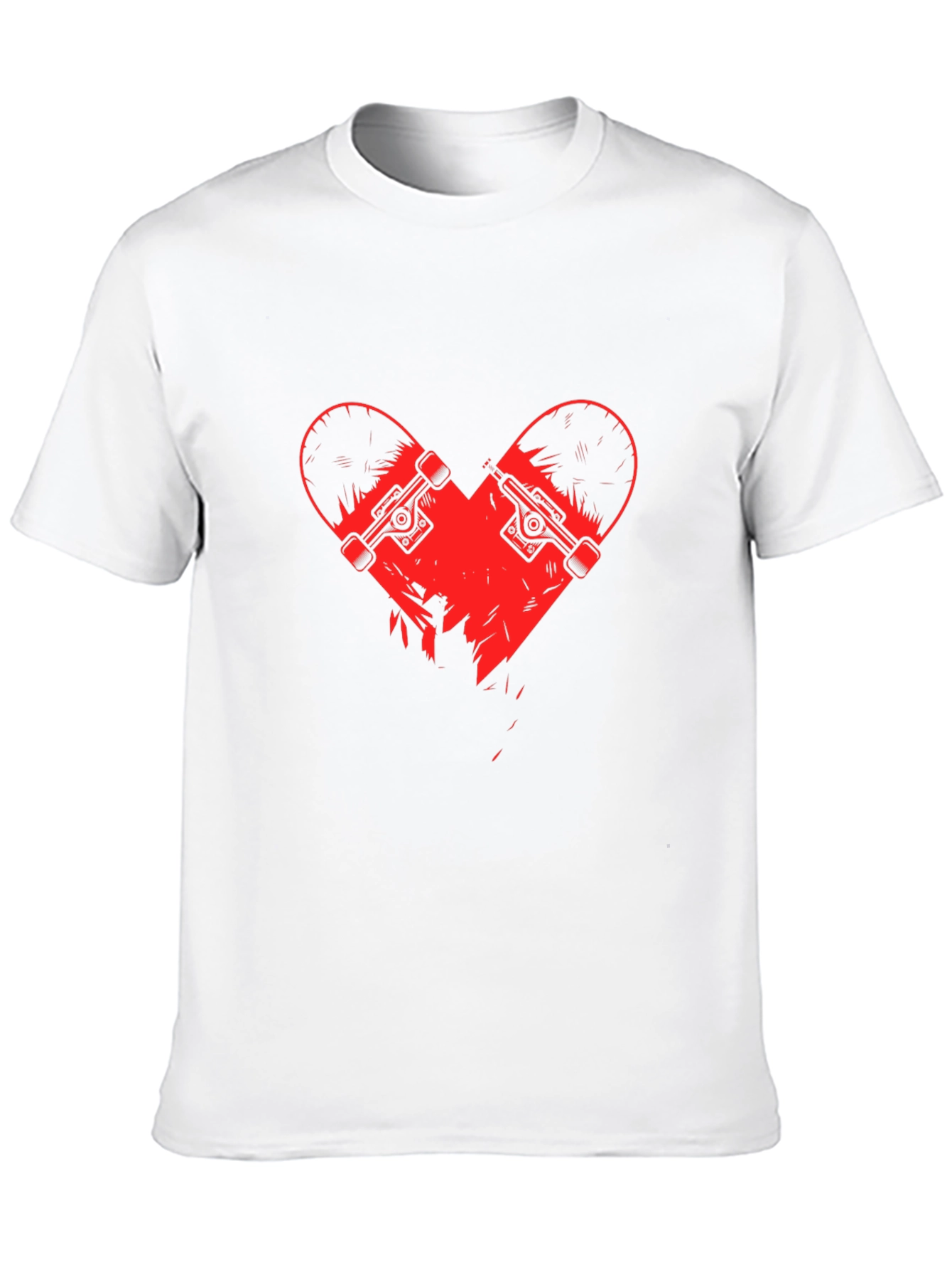 Skate Heart Graphic Tee - Black