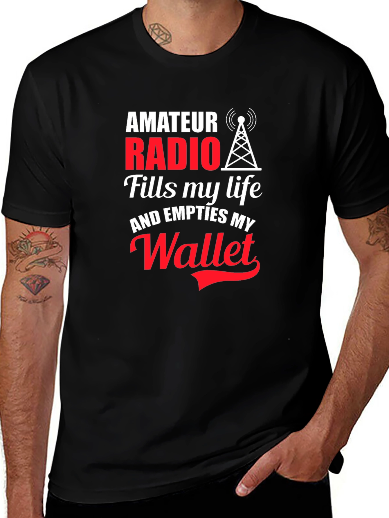 Amateur Radio T-Shirt - Fills My Life