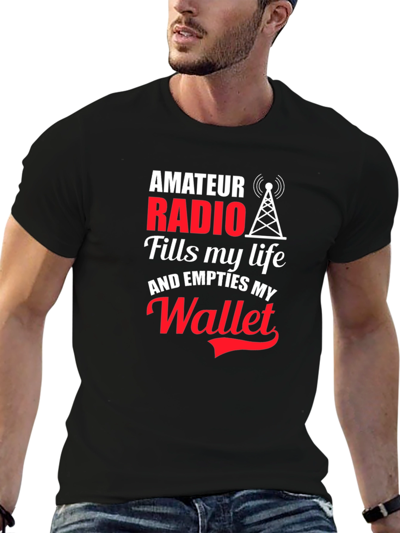 Amateur Radio T-Shirt - Fills My Life
