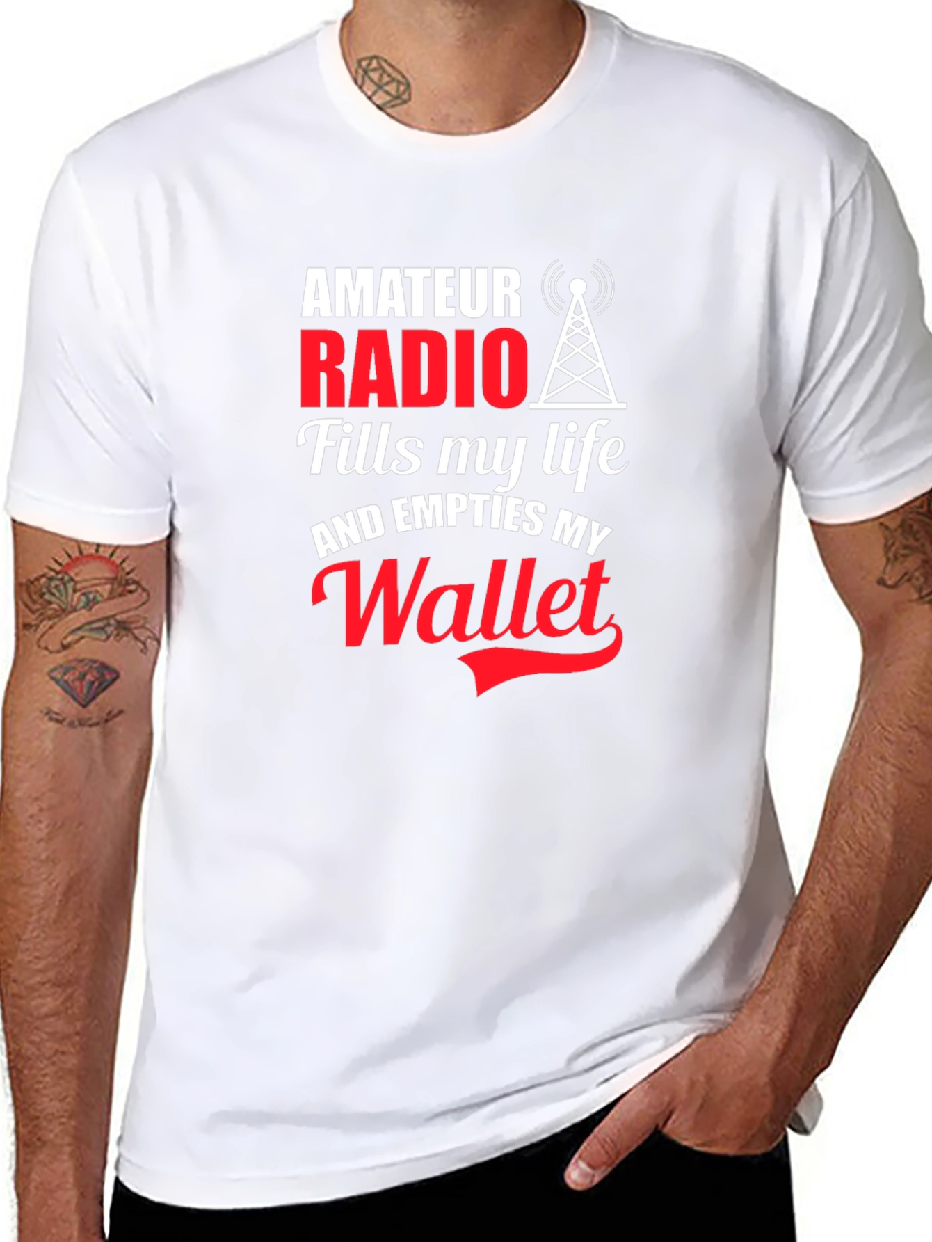 Amateur Radio T-Shirt - Fills My Life