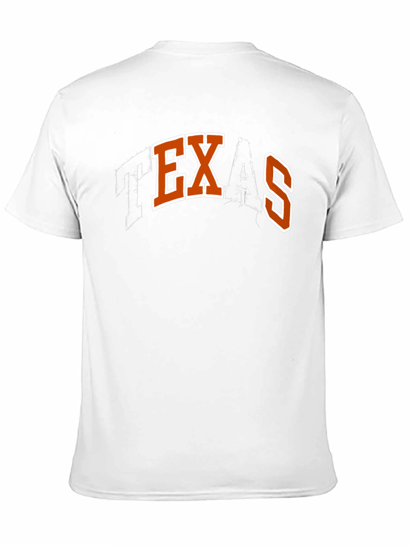 Texas Graphic Print Mens Black T-Shirt