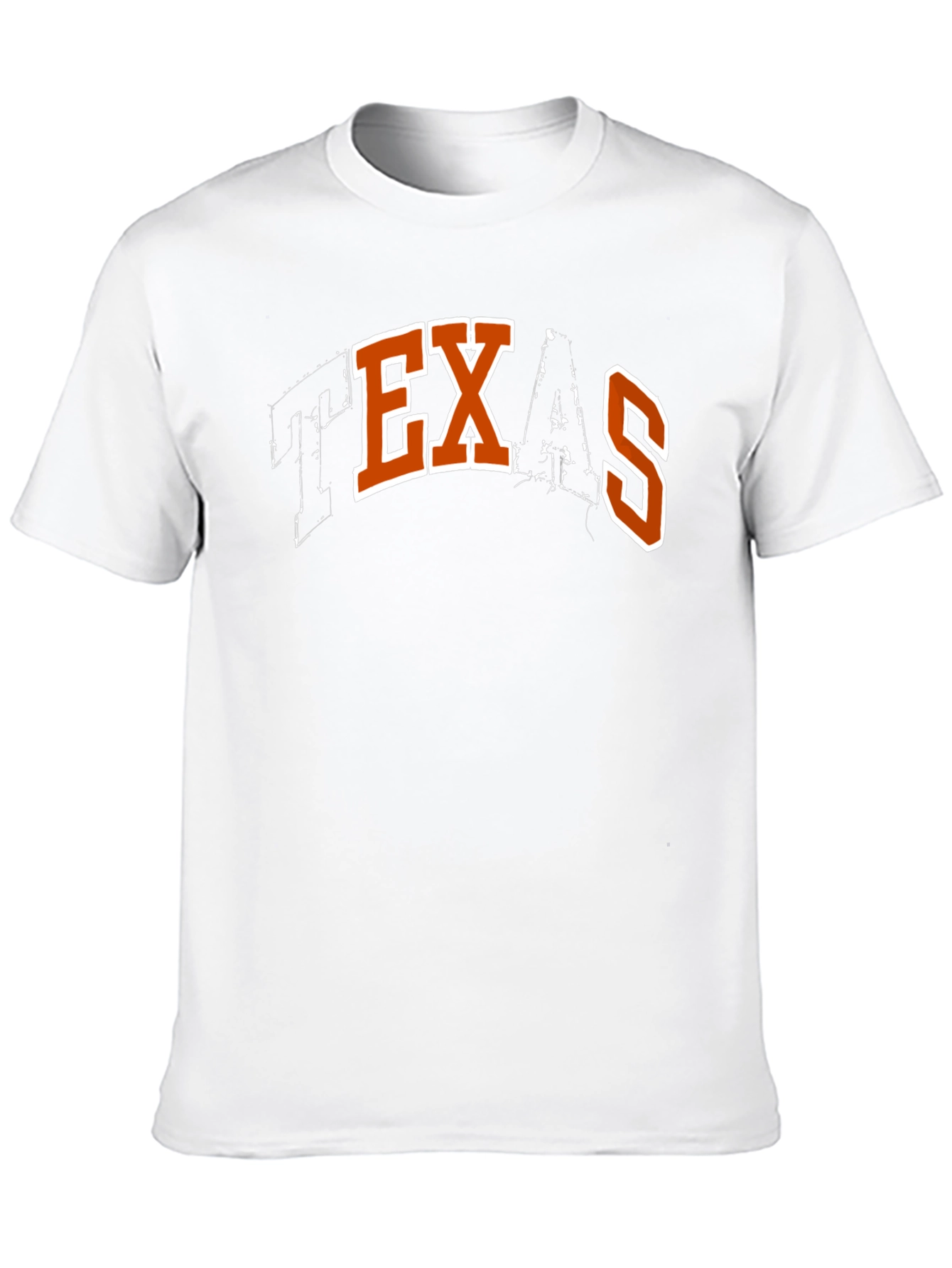 Texas Graphic Print Mens Black T-Shirt