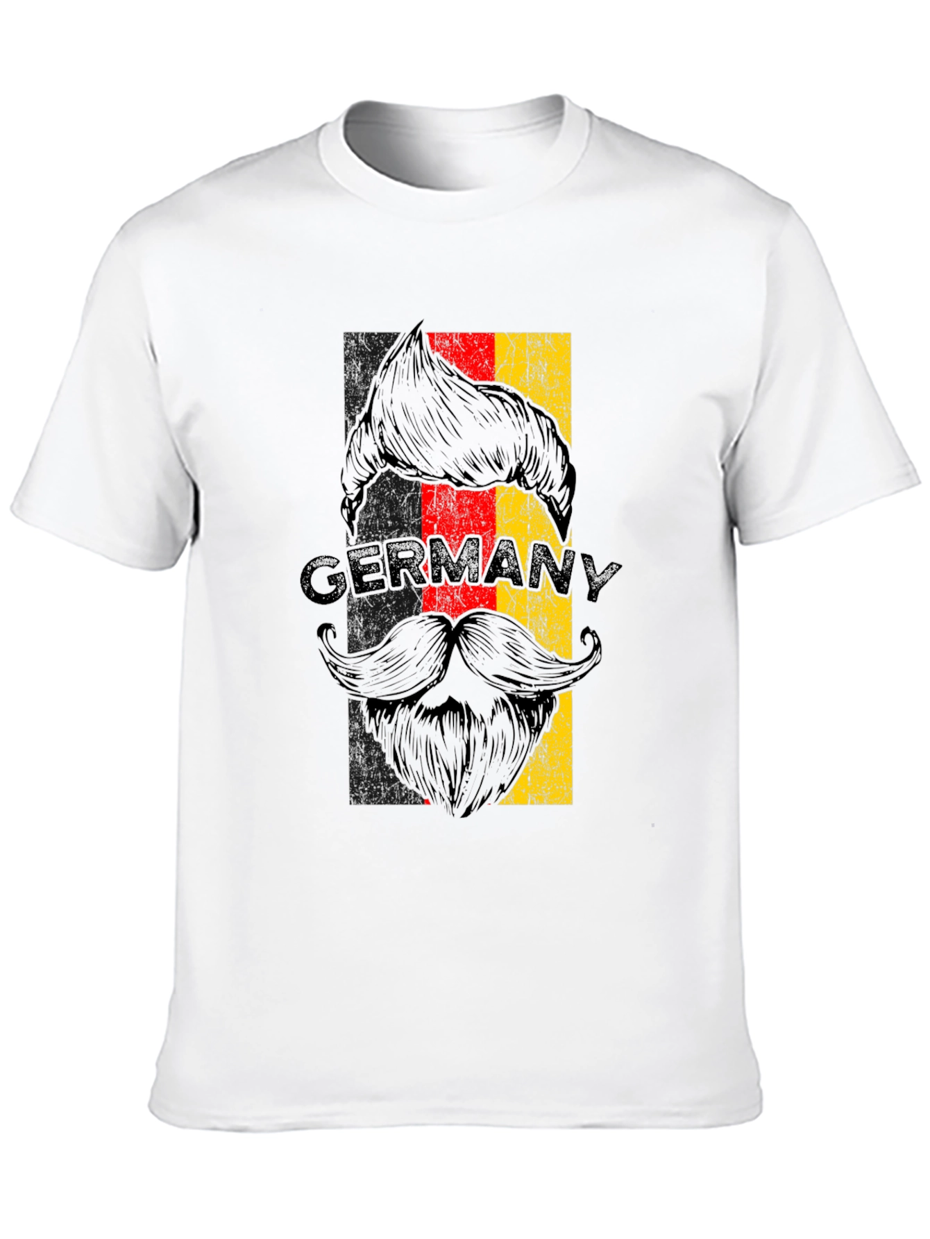Germany Flag Beard T-Shirt