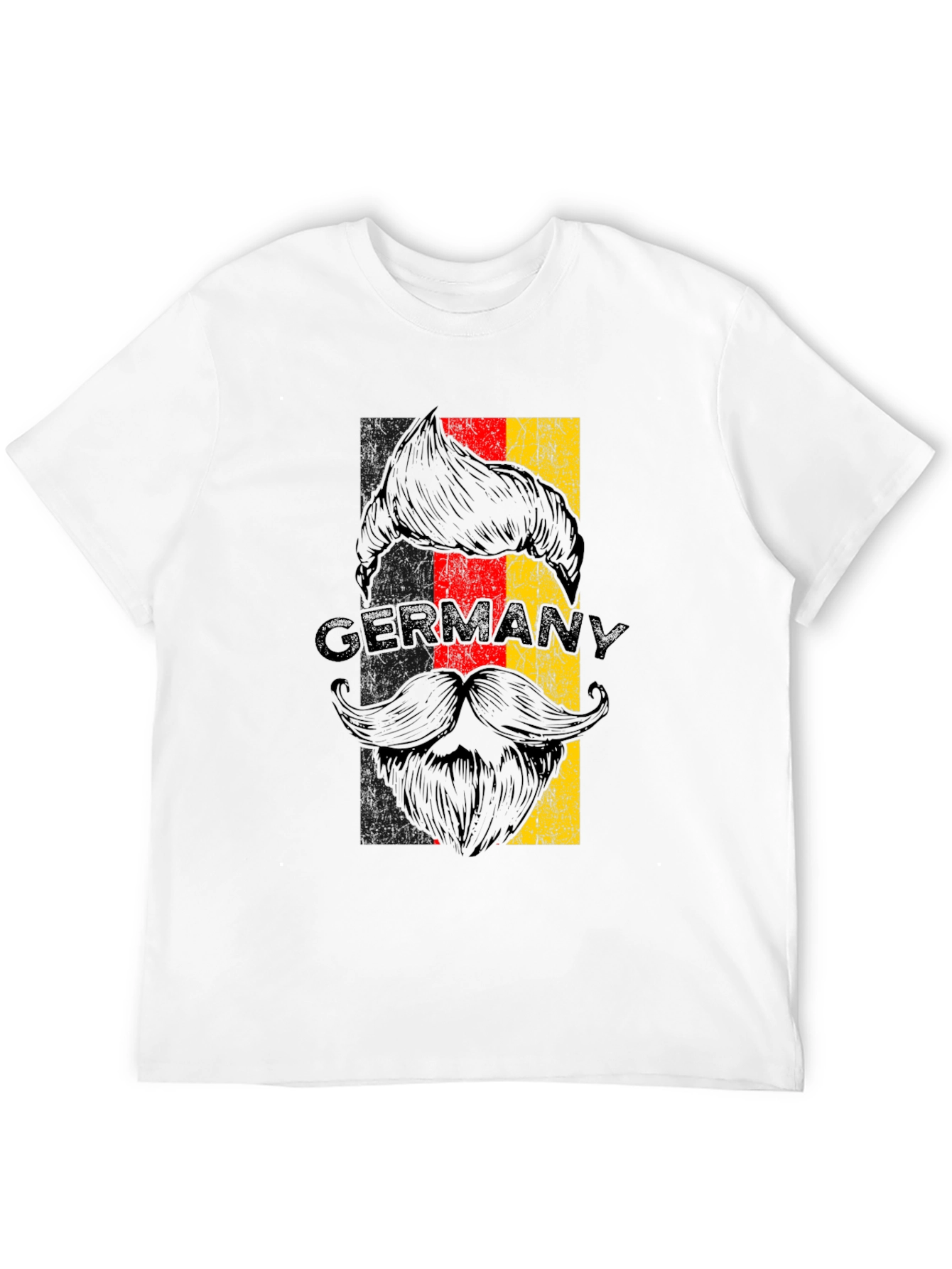 Germany Flag Beard T-Shirt