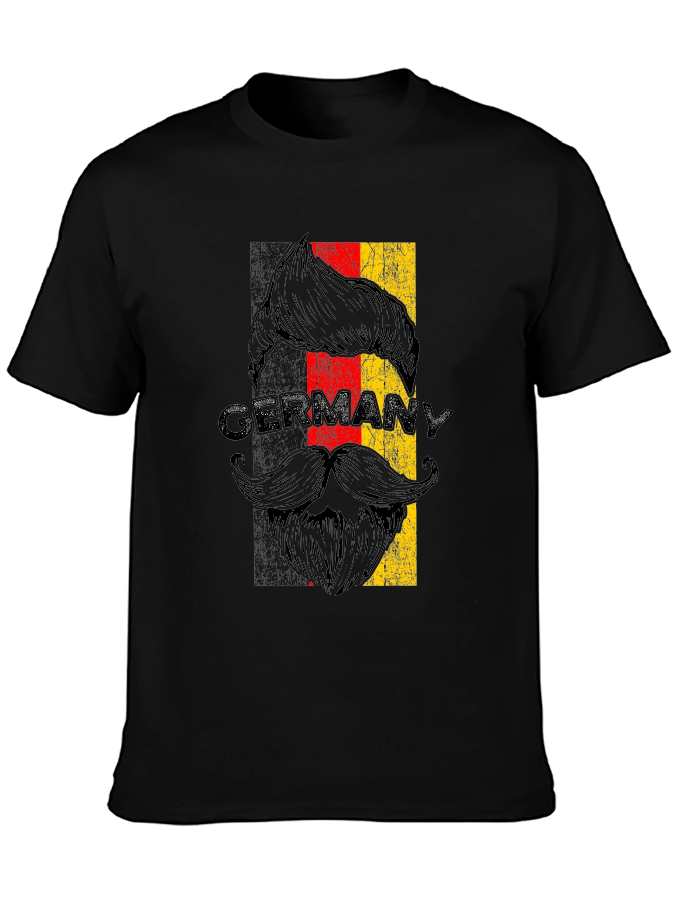 Germany Flag Beard T-Shirt
