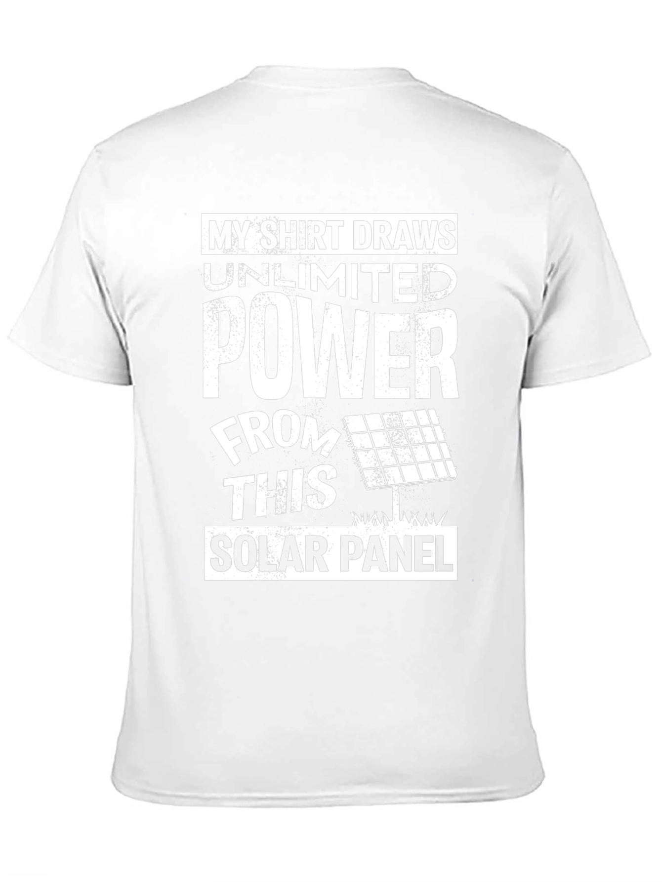 Unlimited Power Solar Panel Graphic T-Shirt