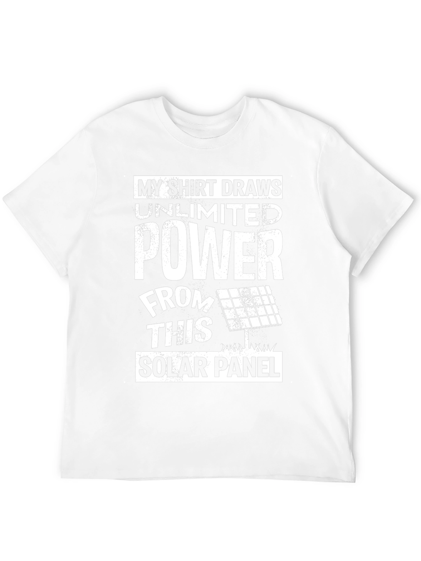 Unlimited Power Solar Panel Graphic T-Shirt