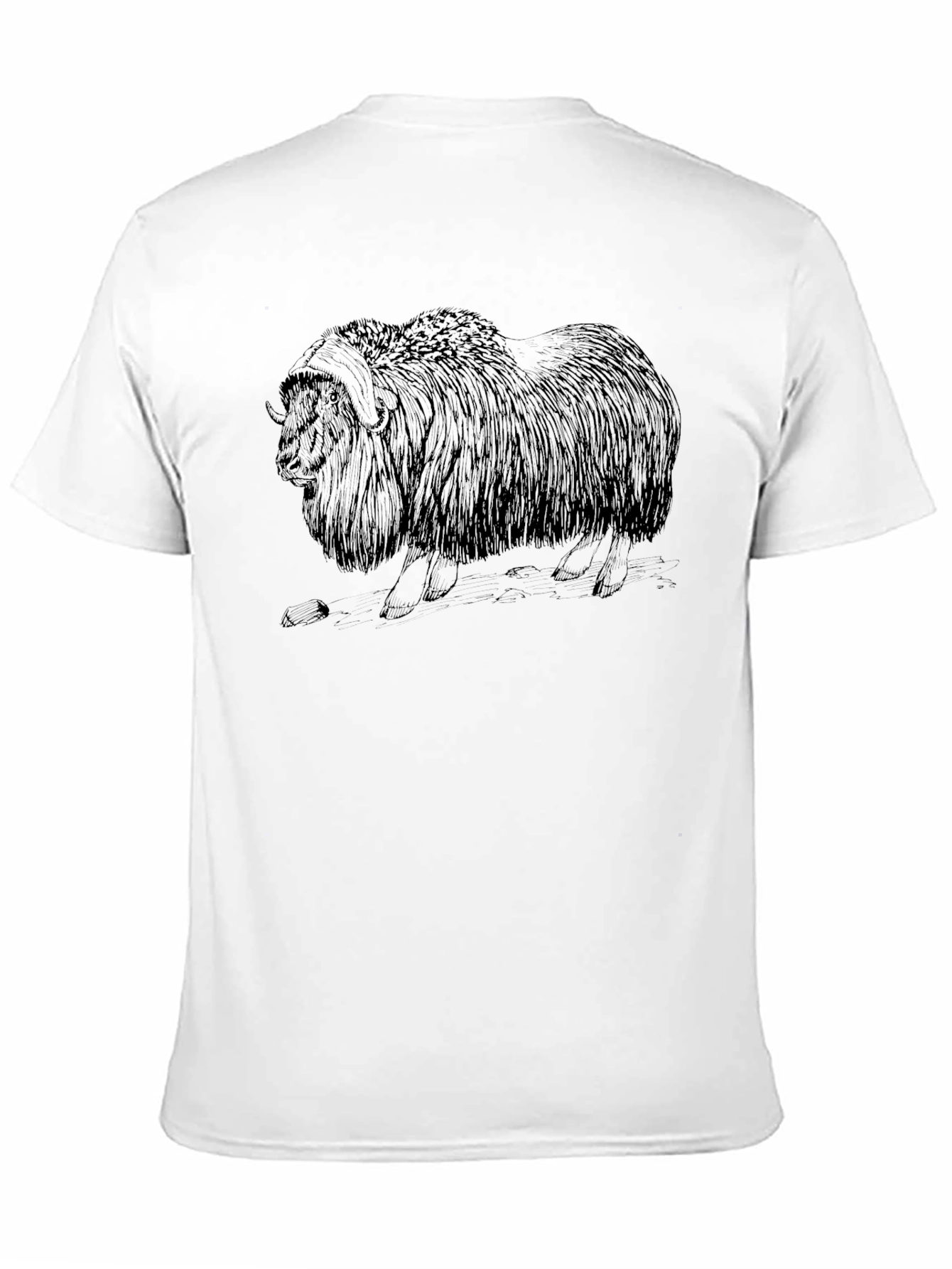 Musk Ox Graphic Tee - Cool Animal Print