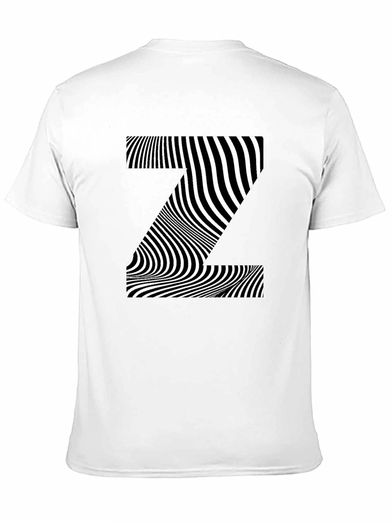 Optical Illusion Z Graphic T-Shirt