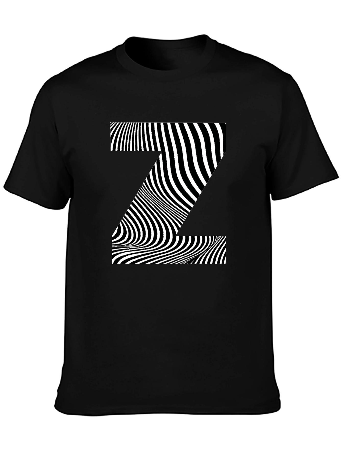 Optical Illusion Z Graphic T-Shirt