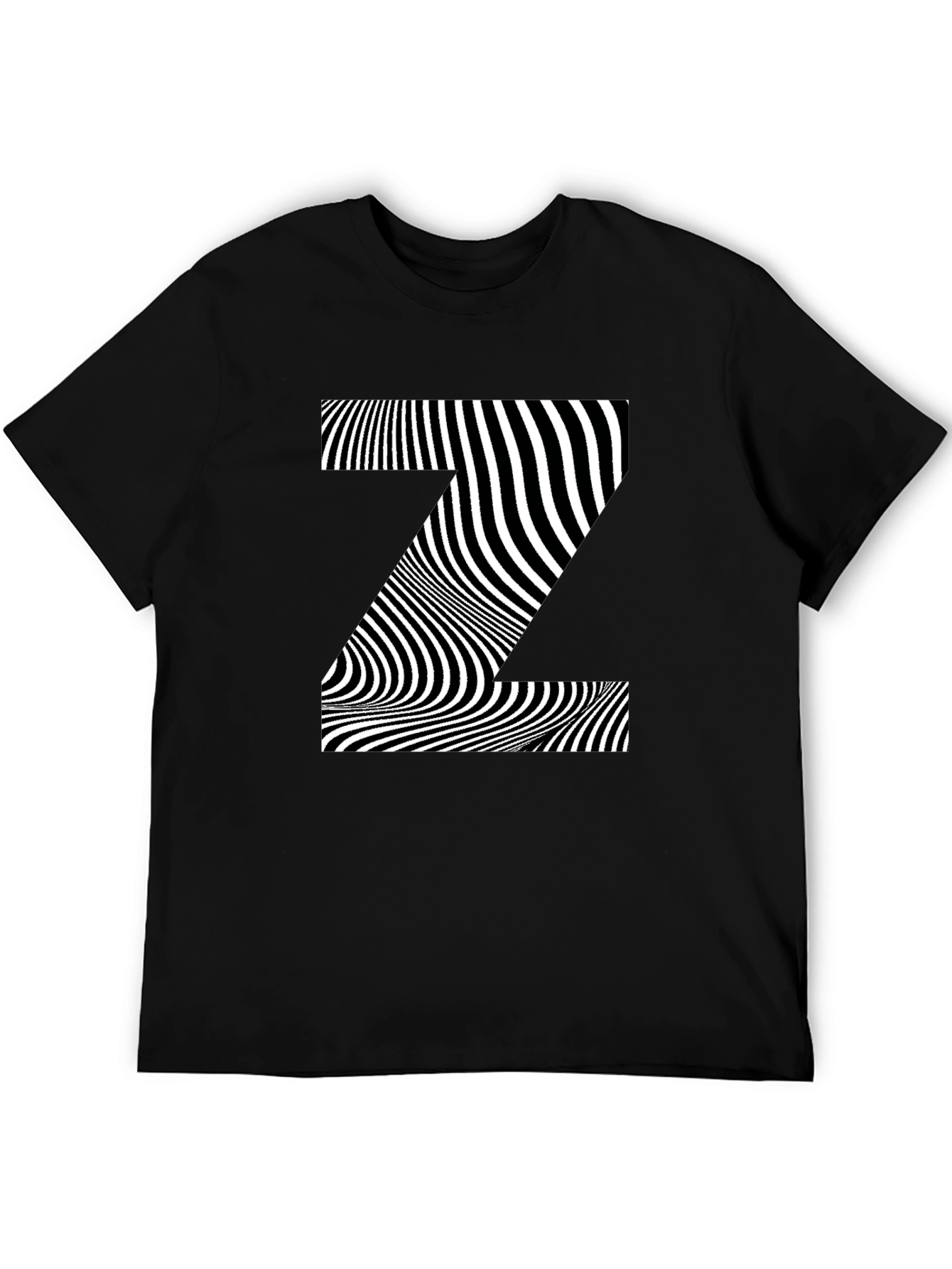 Optical Illusion Z Graphic T-Shirt