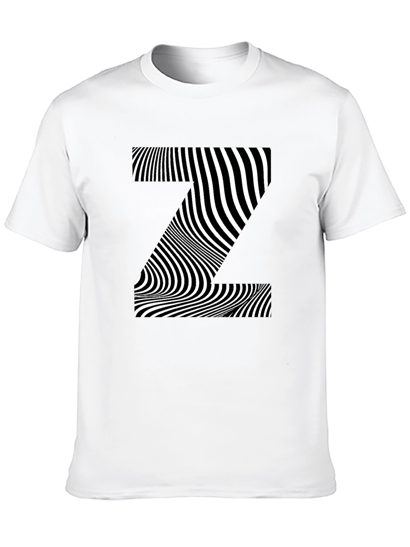 Optical Illusion Z Graphic T-Shirt