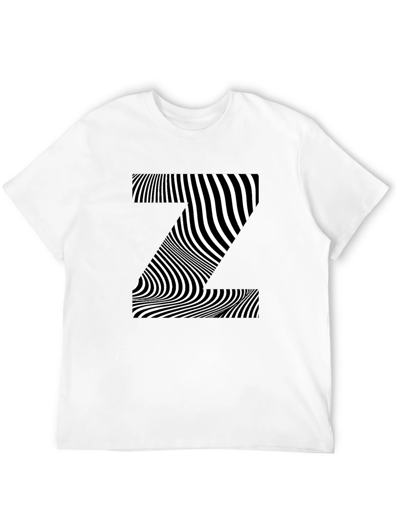 Optical Illusion Z Graphic T-Shirt