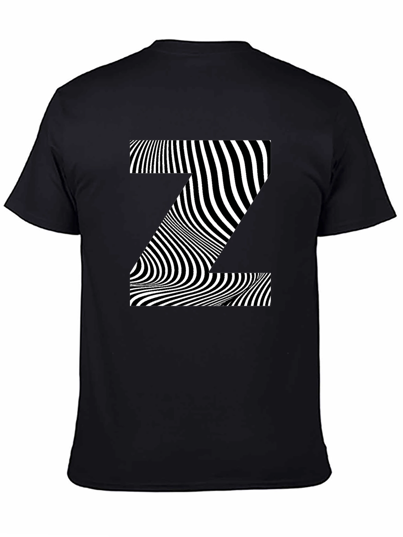 Optical Illusion Z Graphic T-Shirt