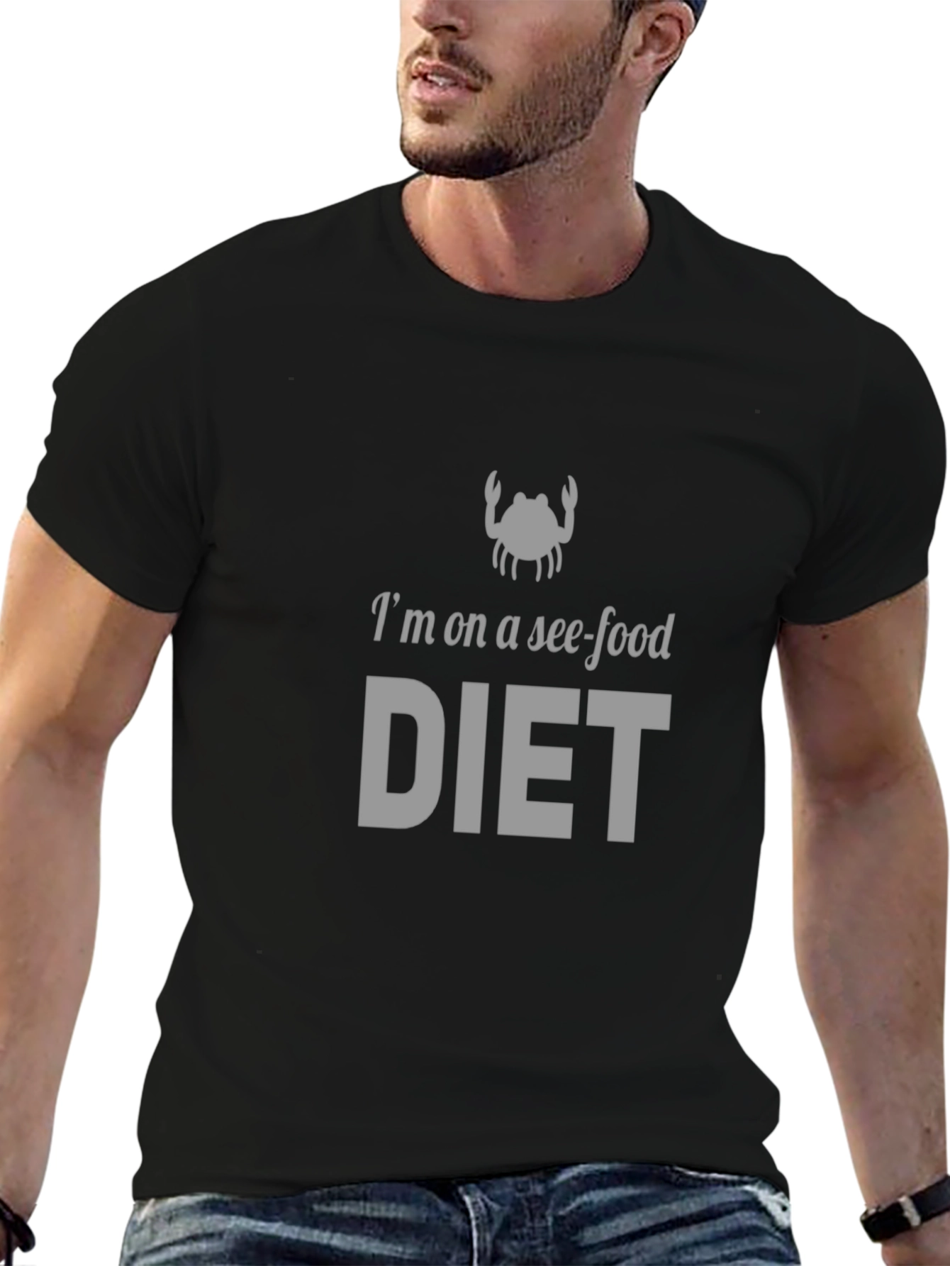 Seafood Diet T-Shirt - Funny Graphic Tee