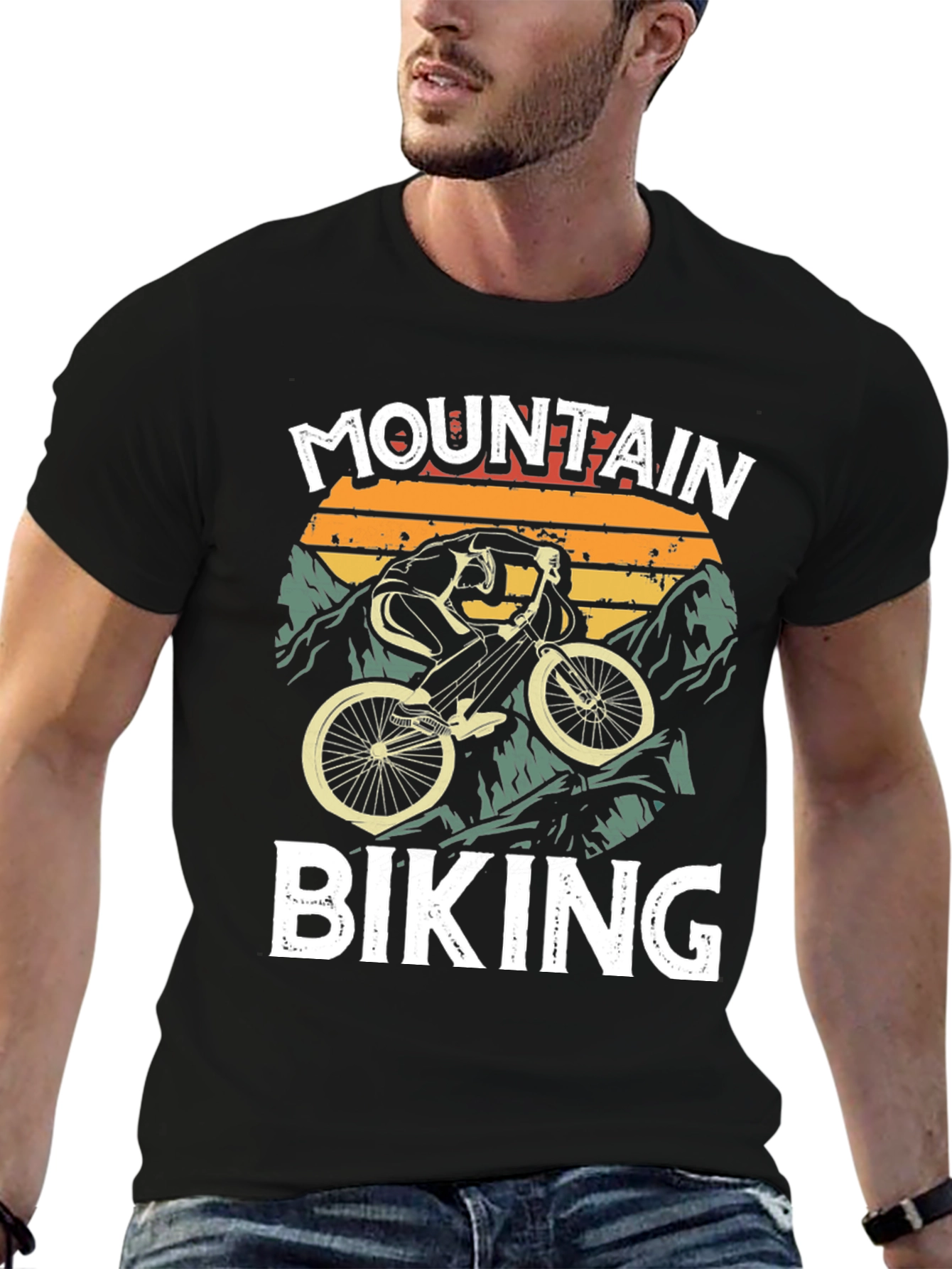 Mountain Biking Graphic Tee