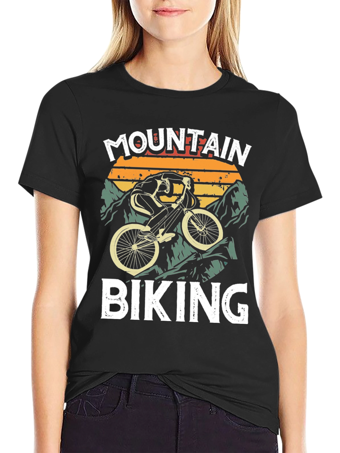Mountain Biking Graphic Tee