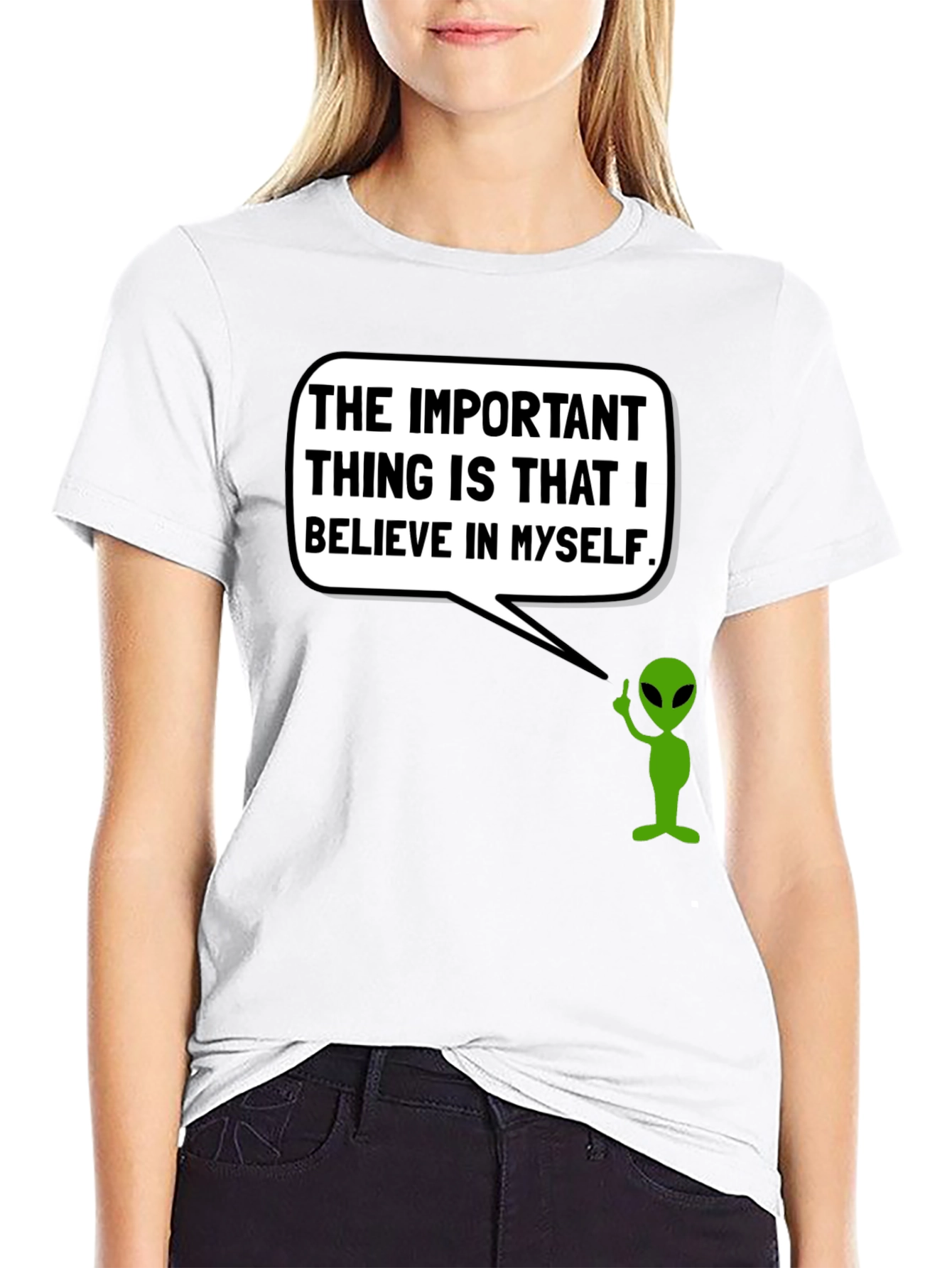 Believe in Myself Alien T-Shirt