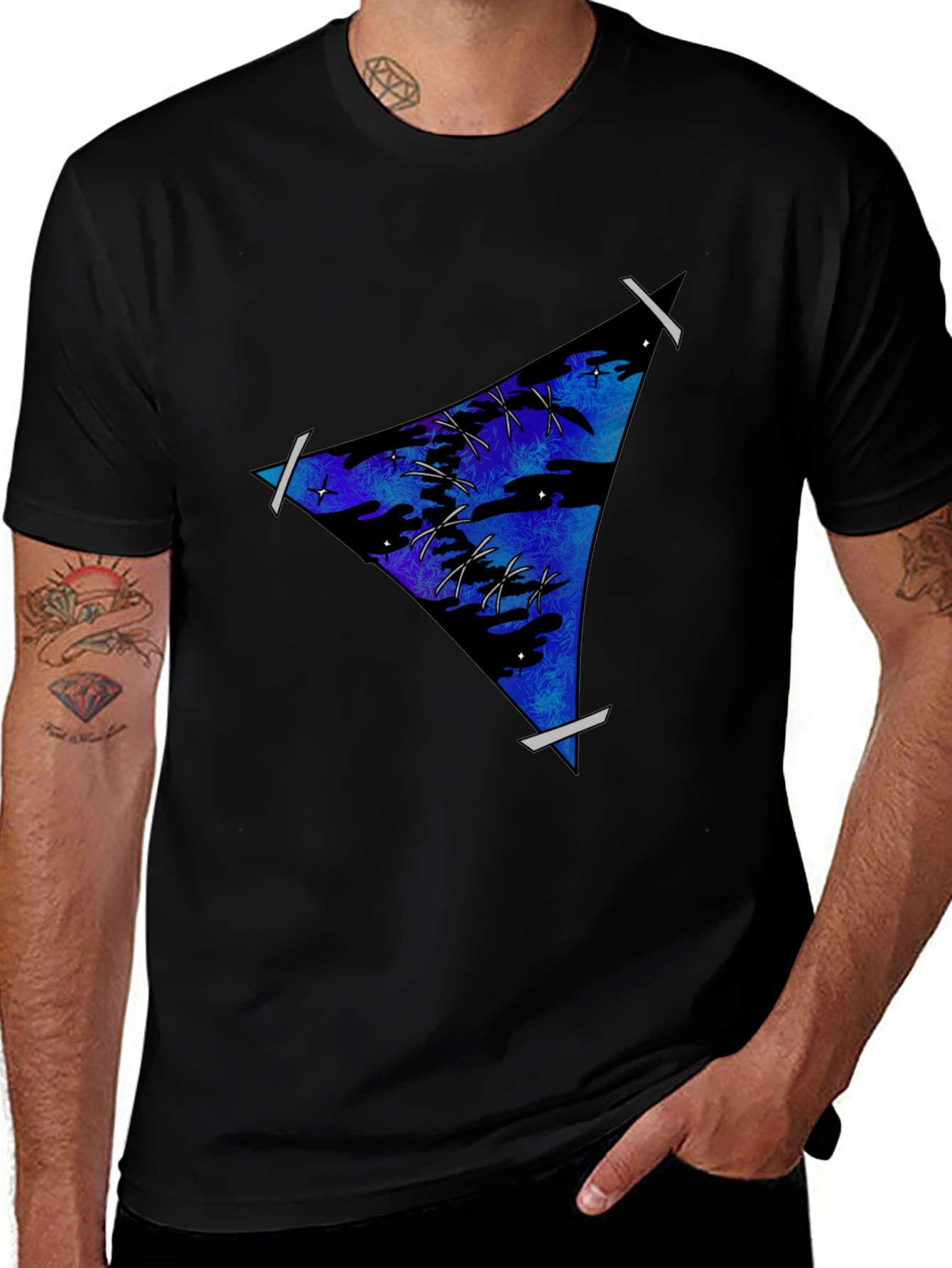 Geometric Galaxy Tee - Stylish and Unique!