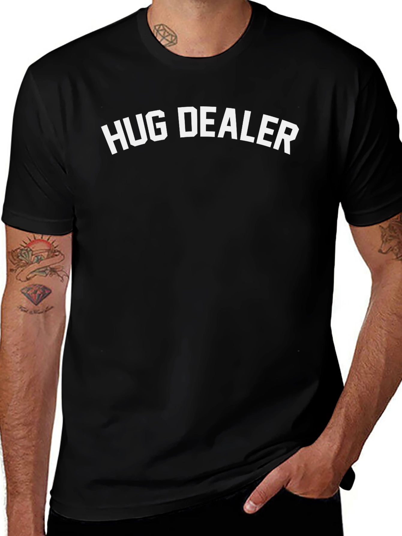 Hug Dealer T-Shirt - Soft Cotton Blend